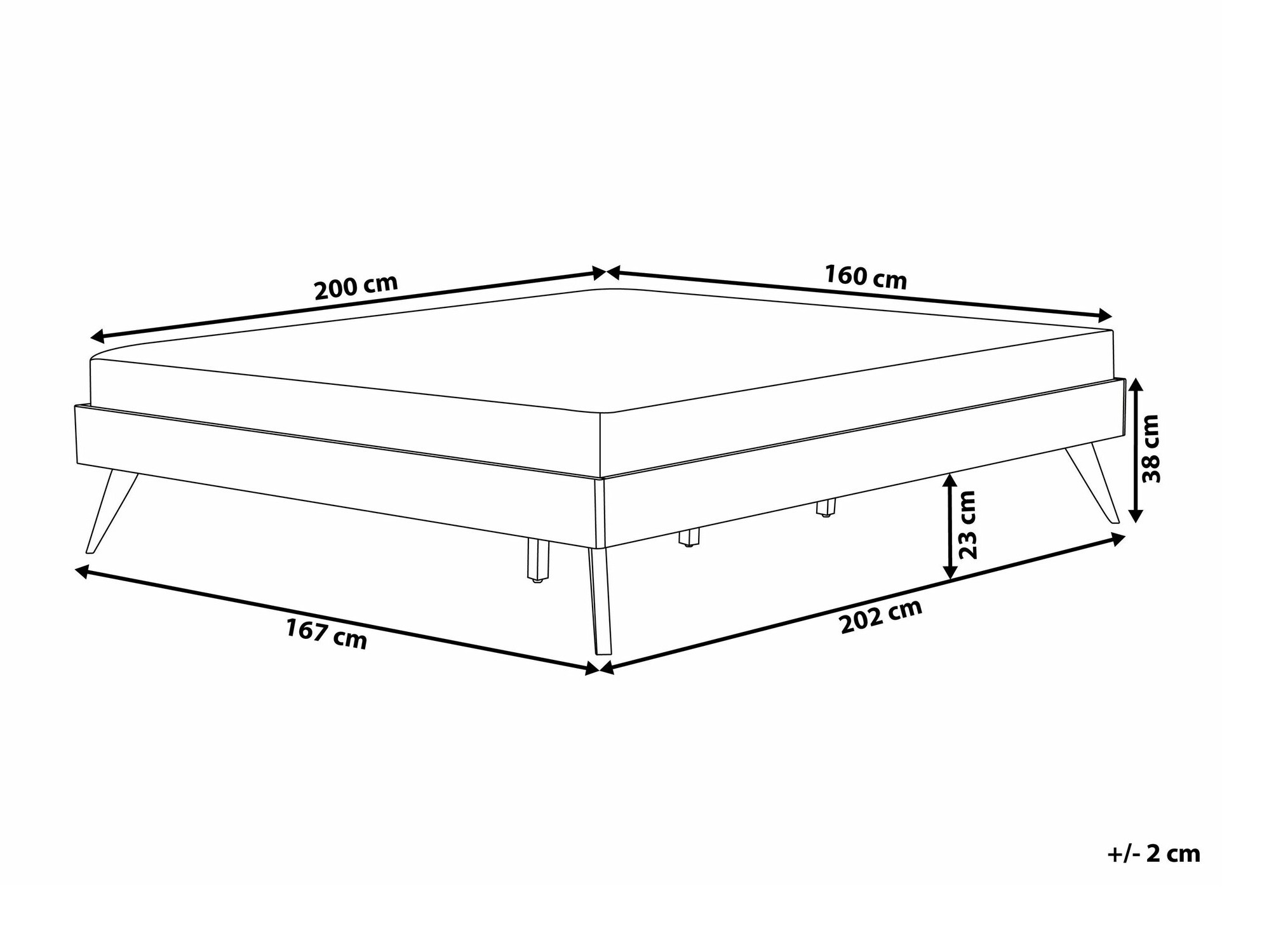 Postelja Berwyn 900 (Bela)