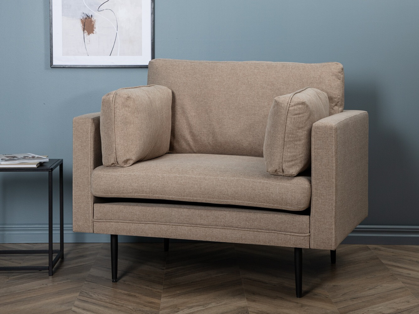 Fotelj Dallas 1704 (Rjava + Črna)