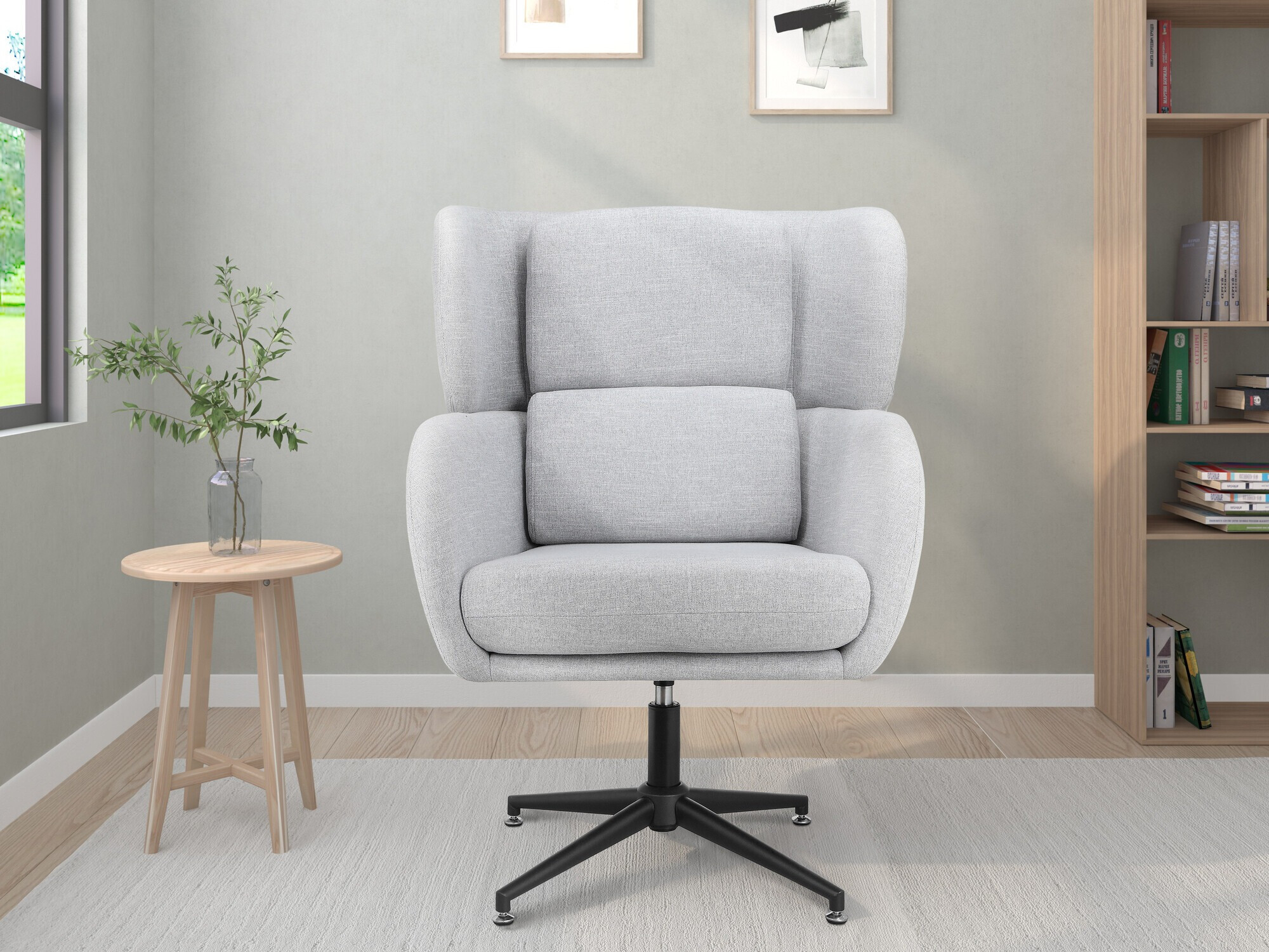 Fotelj Denton 1333 (Svetlo siva)