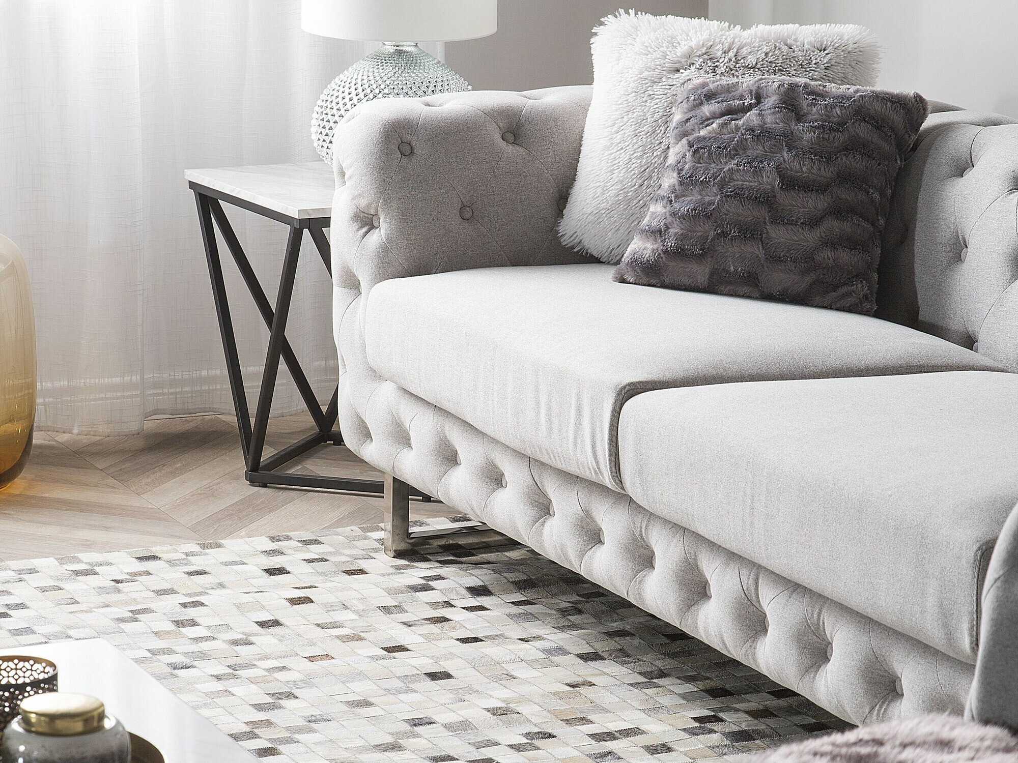 Kavč chesterfield Berwyn 2092 (Bež)