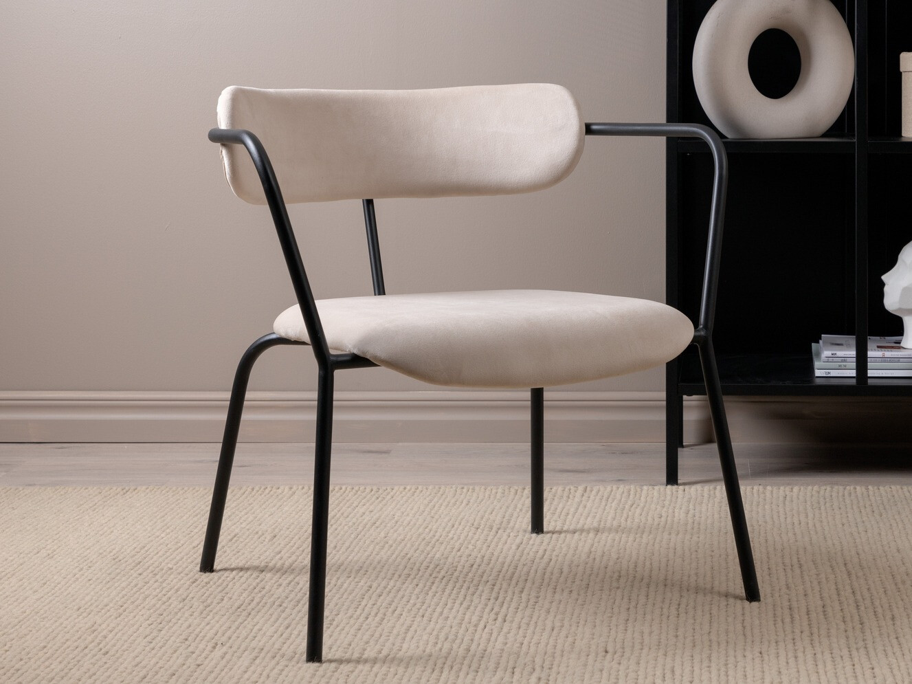 Stol Dallas 1711 (Bež + Črna)