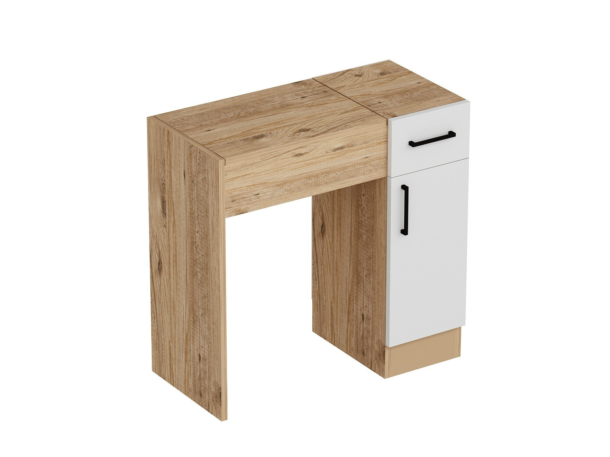 Toaletna mizica Kailua 2162 (Bela + Bor)