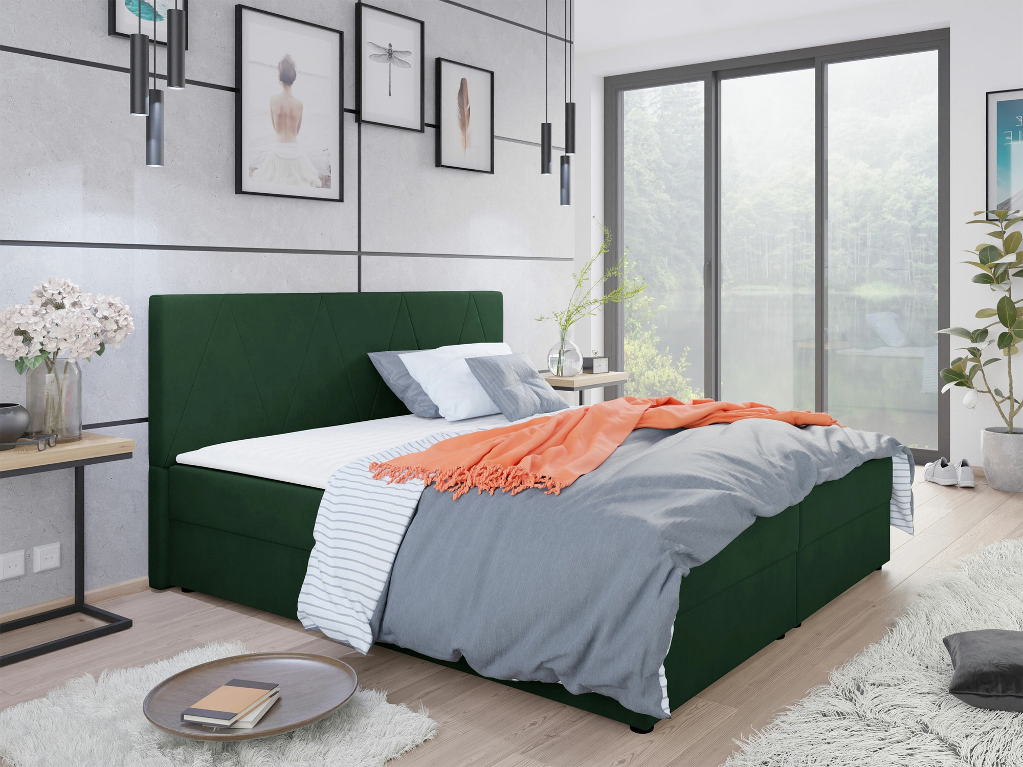Boxspring postelja Memphis 116 (Itaka 10)