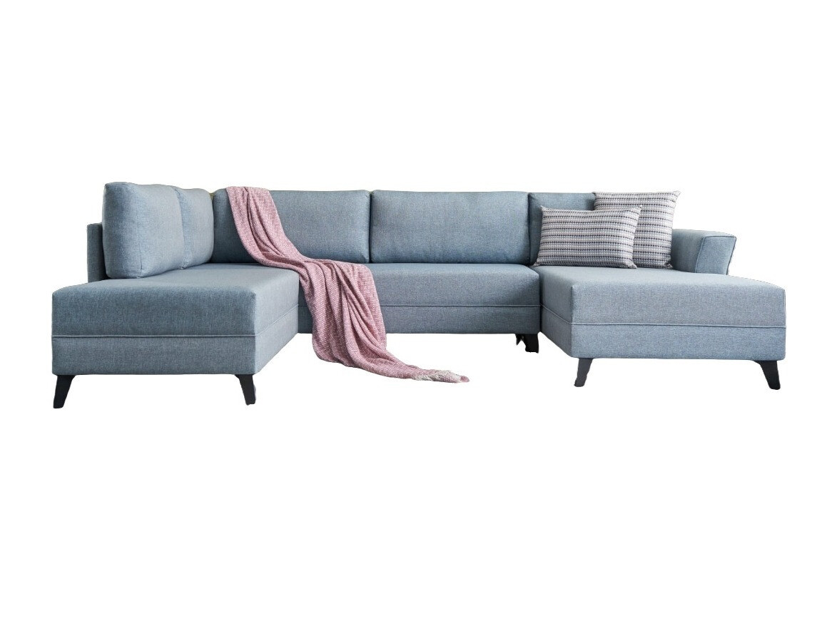 Kotna garnitura Altadena 315 (Svetlo modra)