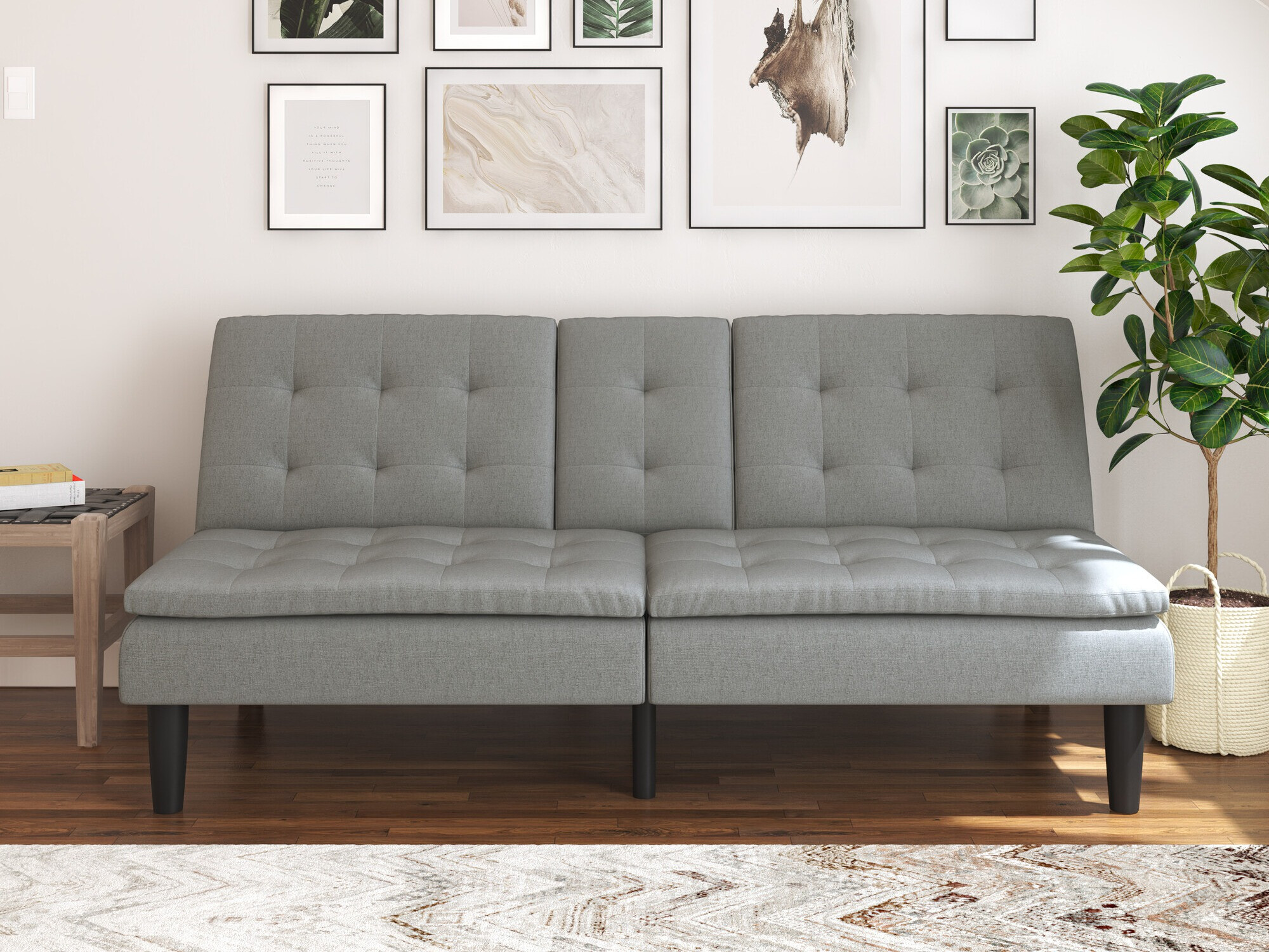 Raztegljiv kavč Denton 1334 (Siva)