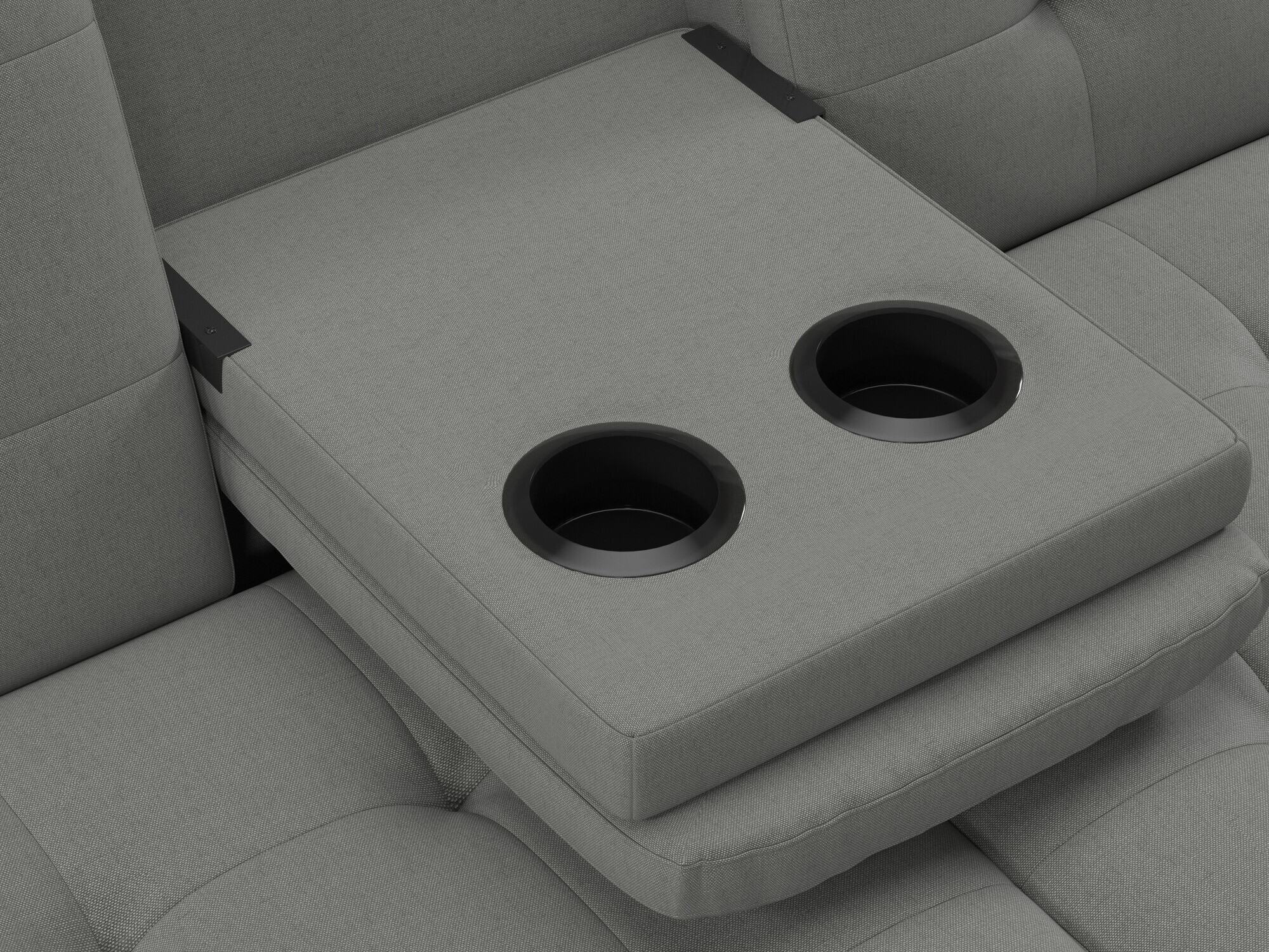 Raztegljiv kavč Denton 1334 (Siva)