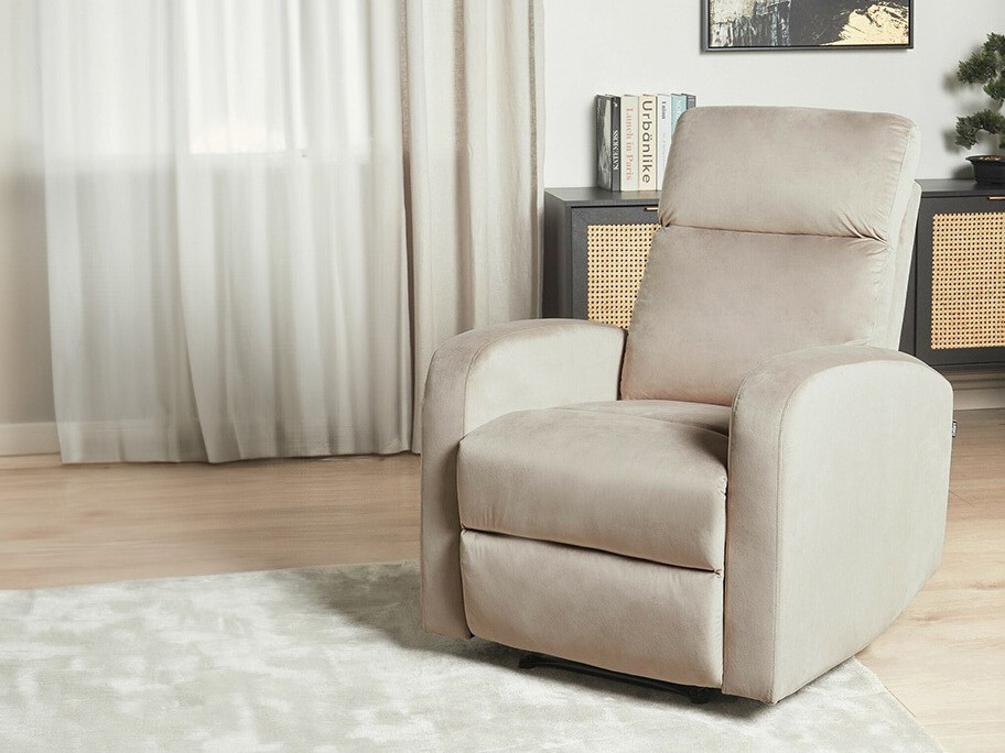 Fotelj s počivalnikom Berwyn 2106 (Svetlo siva)