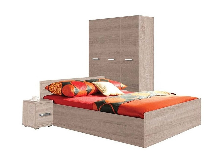 Komplet spalnic Cirevau 142 (Sonoma hrast)