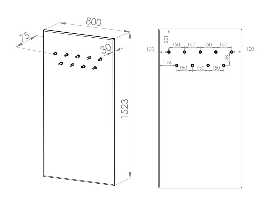 Obešalnik Revcire 106