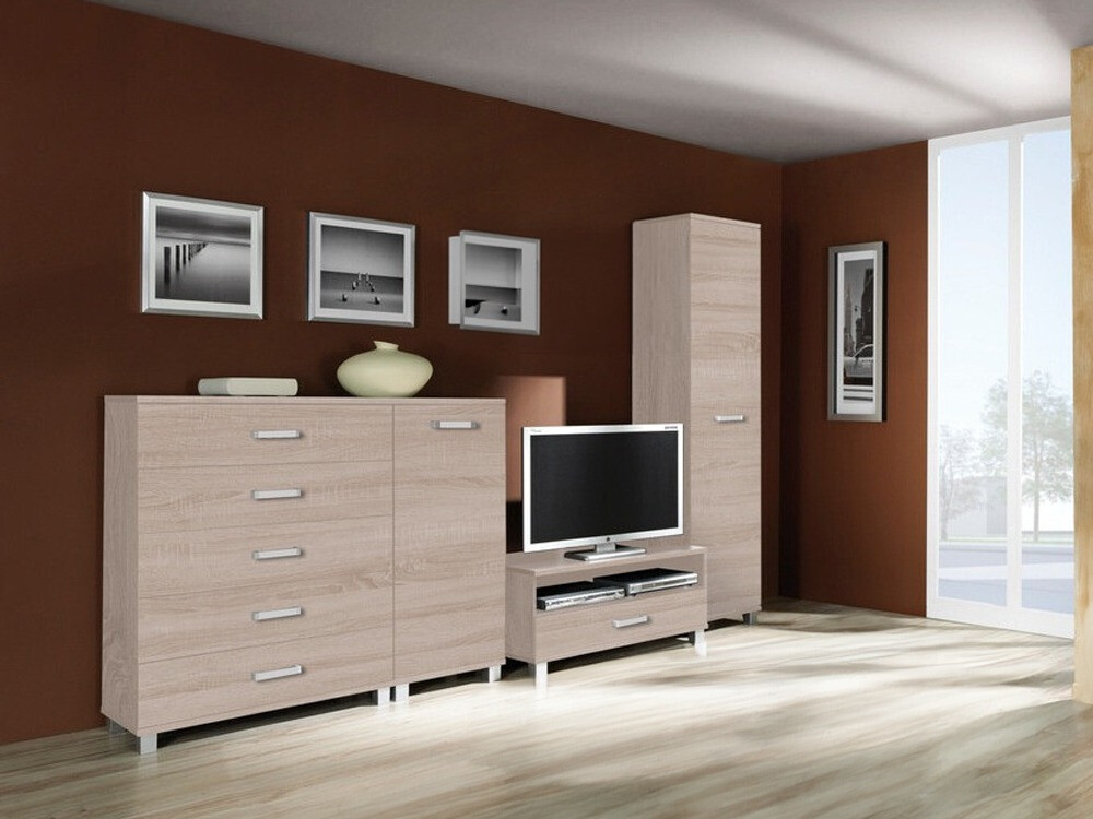 Komplet za dnevno sobo Cirevau 145 (Sonoma hrast)