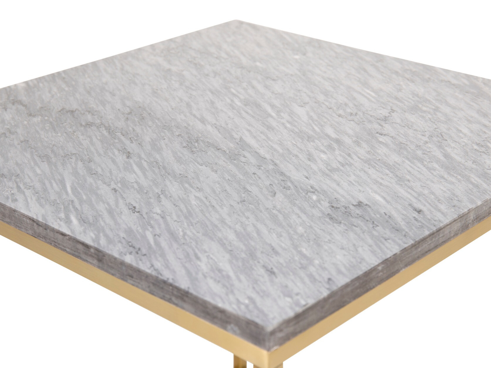 Klubska mizica Dallas 178 (Črni marmor + Medenina)