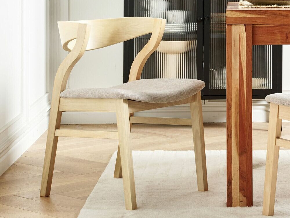 Komplet stolov Berwyn 2123 (Beige + Svetel les)