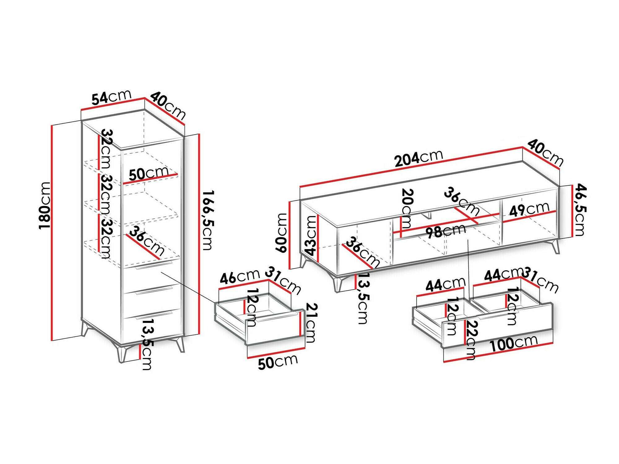 Komplet za dnevno sobo Comfivo Citrus I