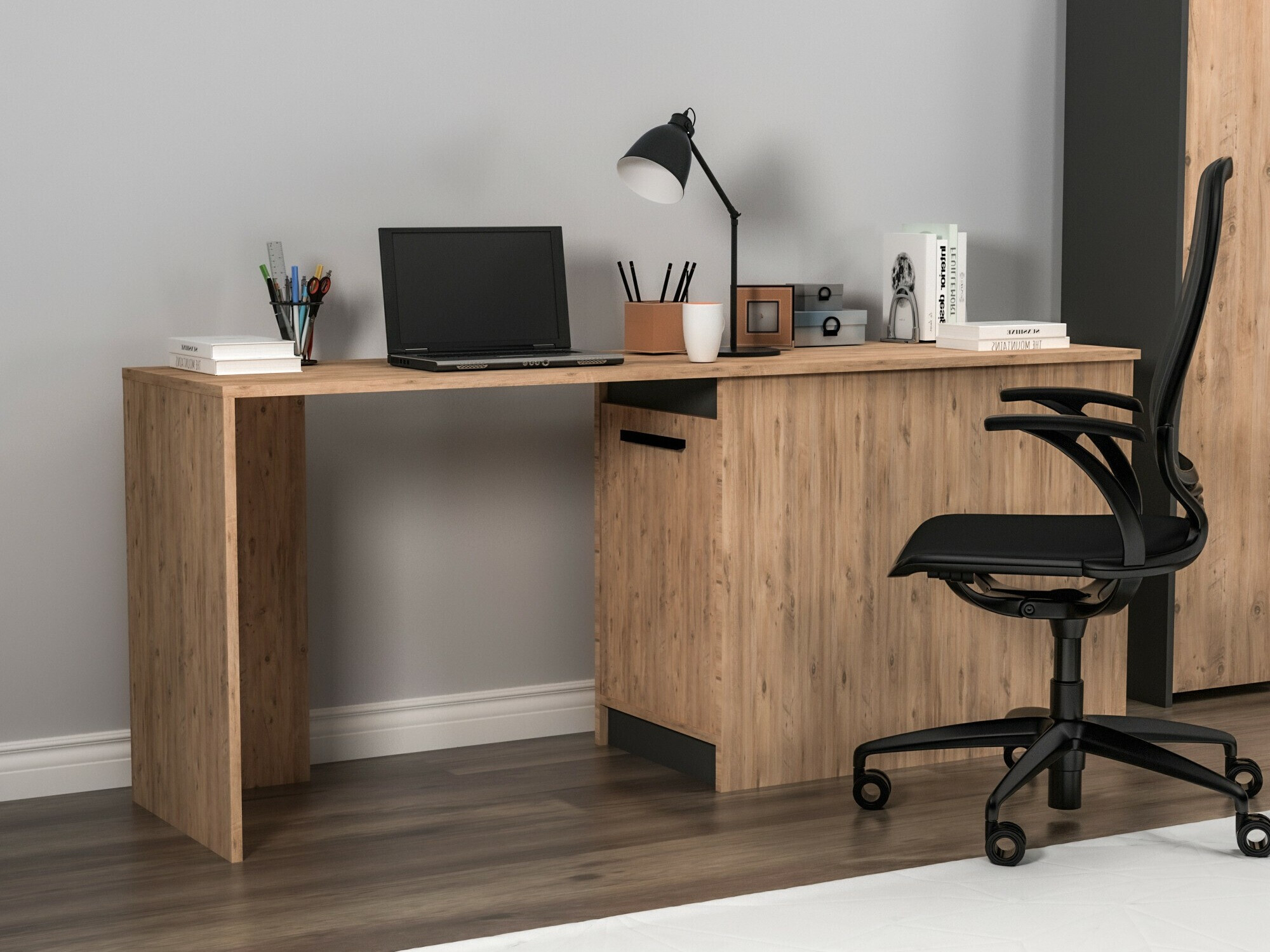 Pisalna miza Kailua 2183 (Antracit + Bor)