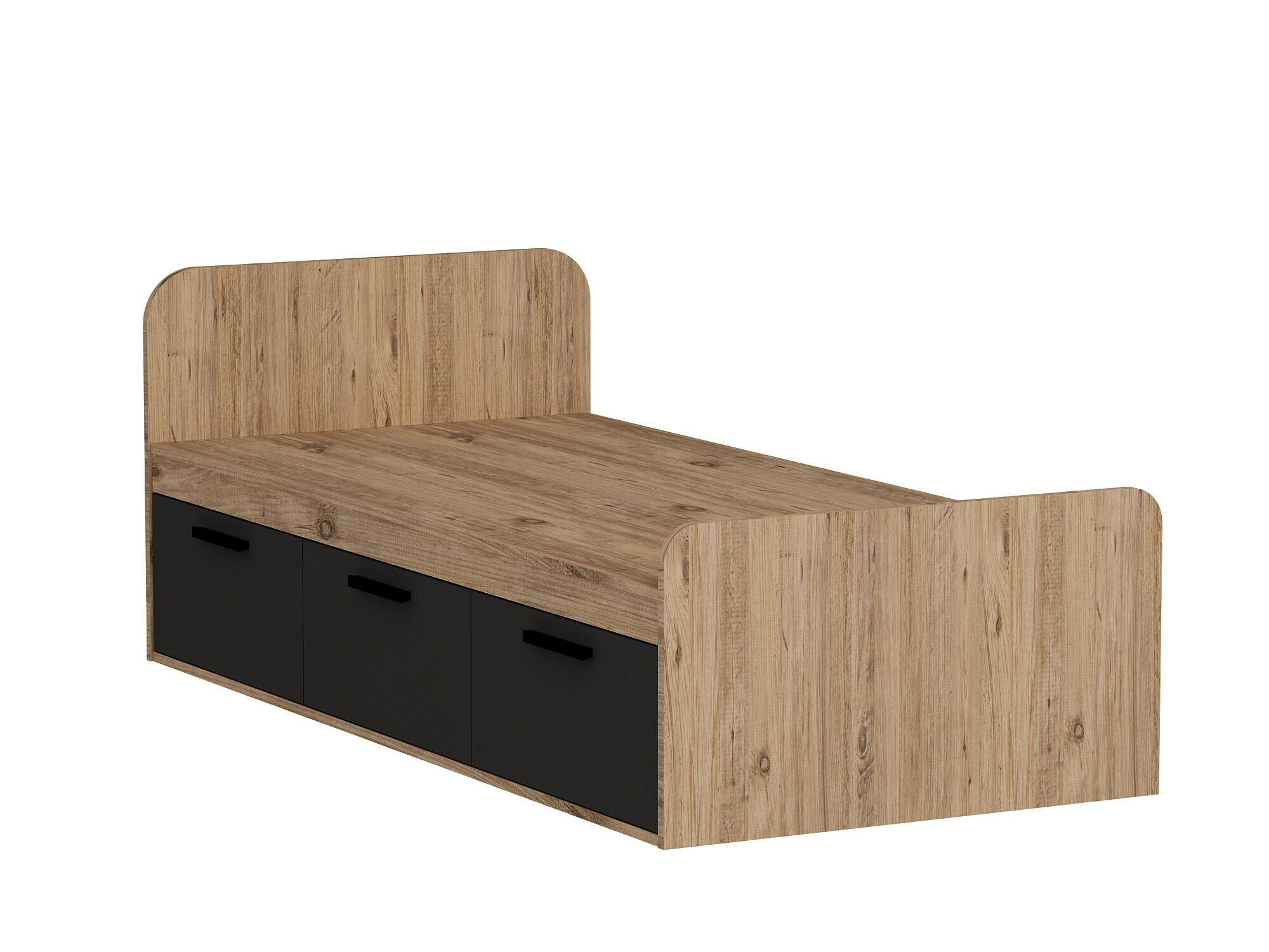 Postelja Kailua 2185 (Antracit + Bor)