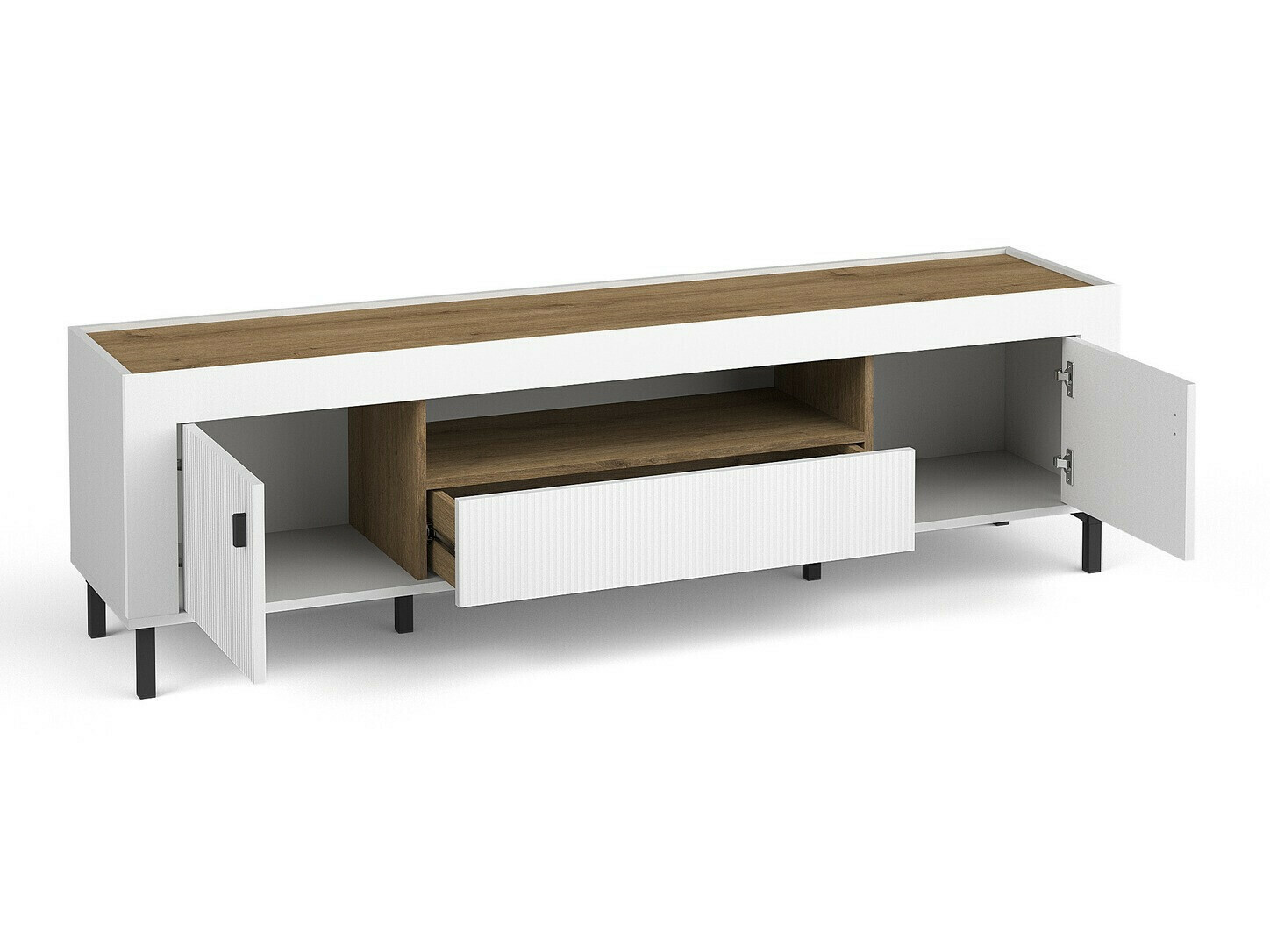 Komplet za dnevno sobo Mormavu 114 (Mat bela)