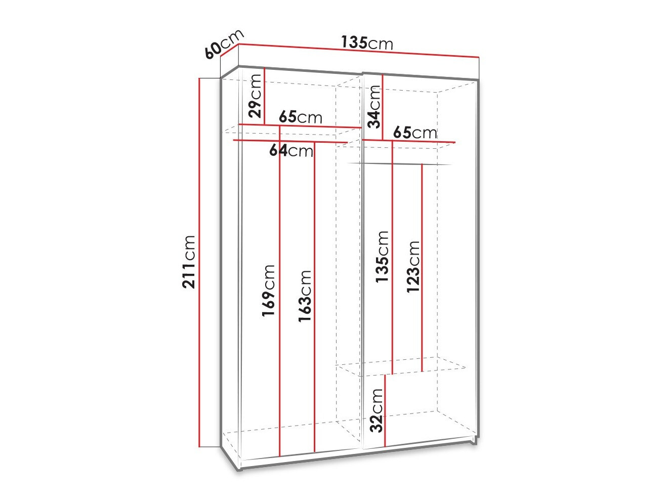 Garderobna omara Murrieta 113 (Sonoma hrast)