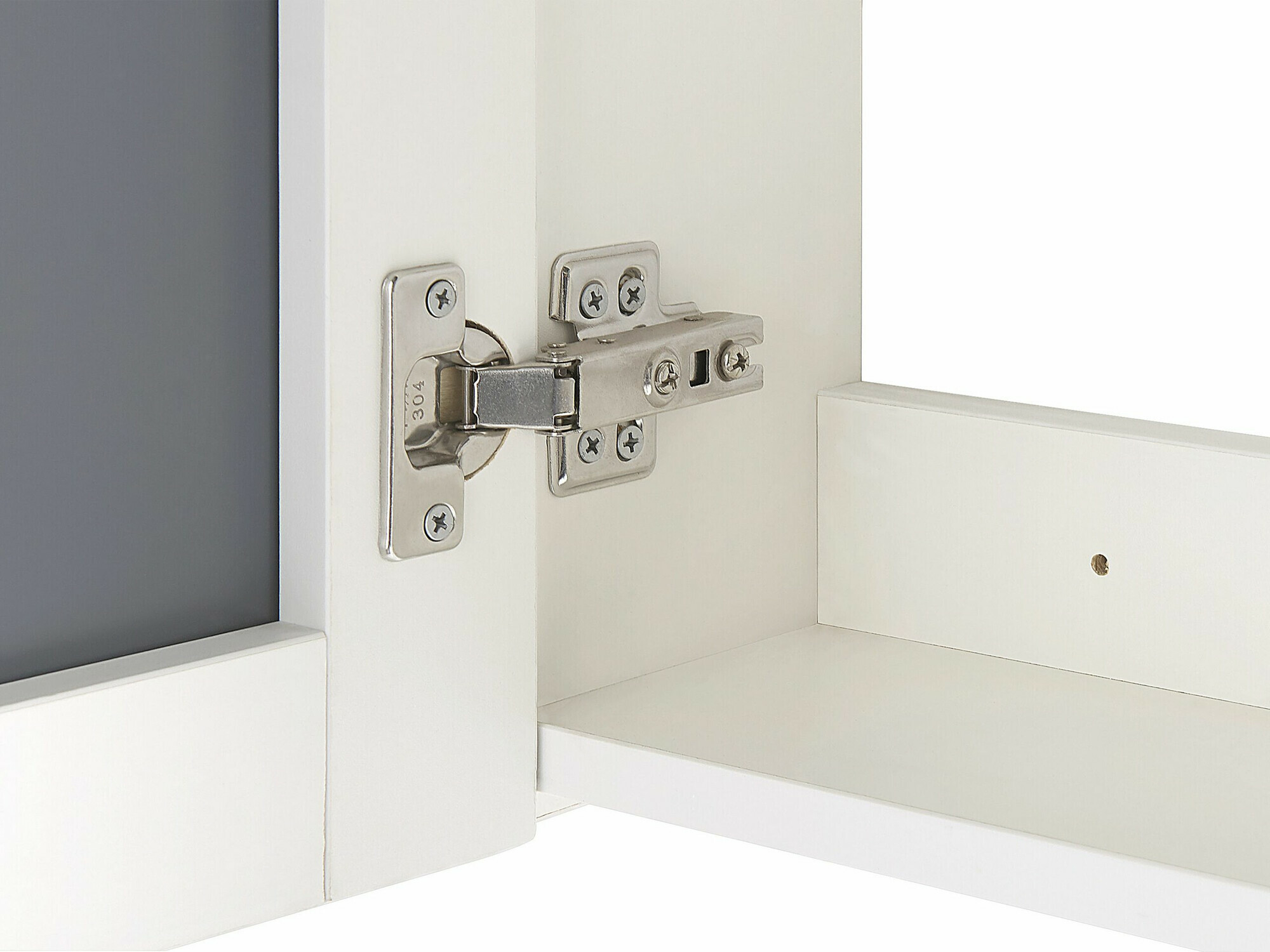 Kopalniška omarica z ogledalom Berwyn 2154 (Bela)