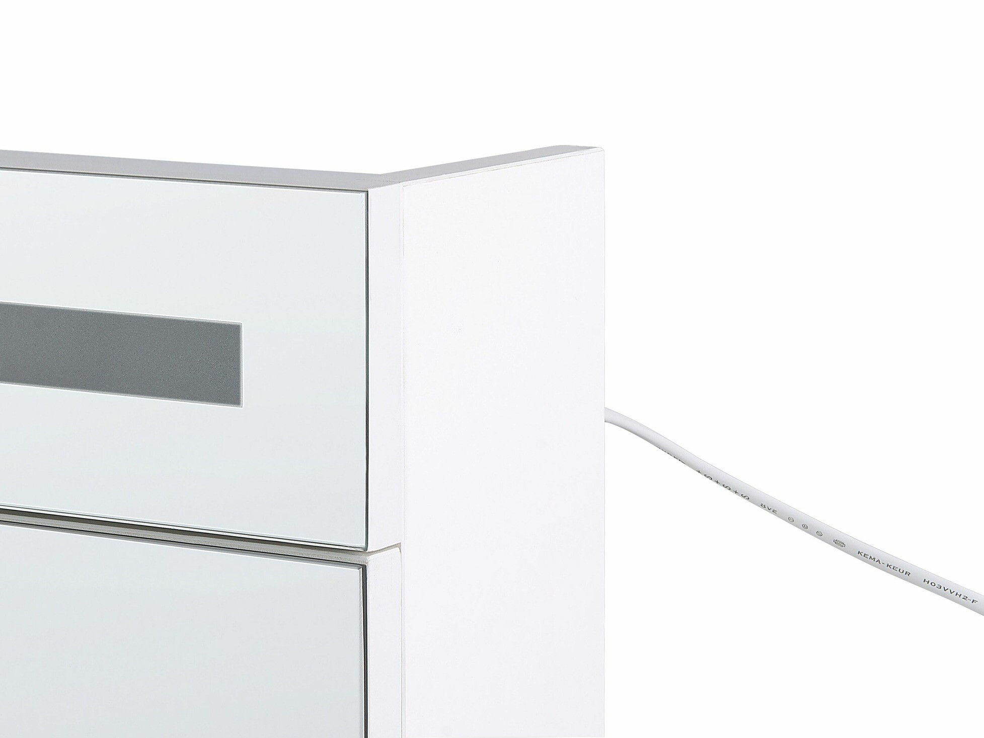 Kopalniška omarica z ogledalom Berwyn 2154 (Bela)