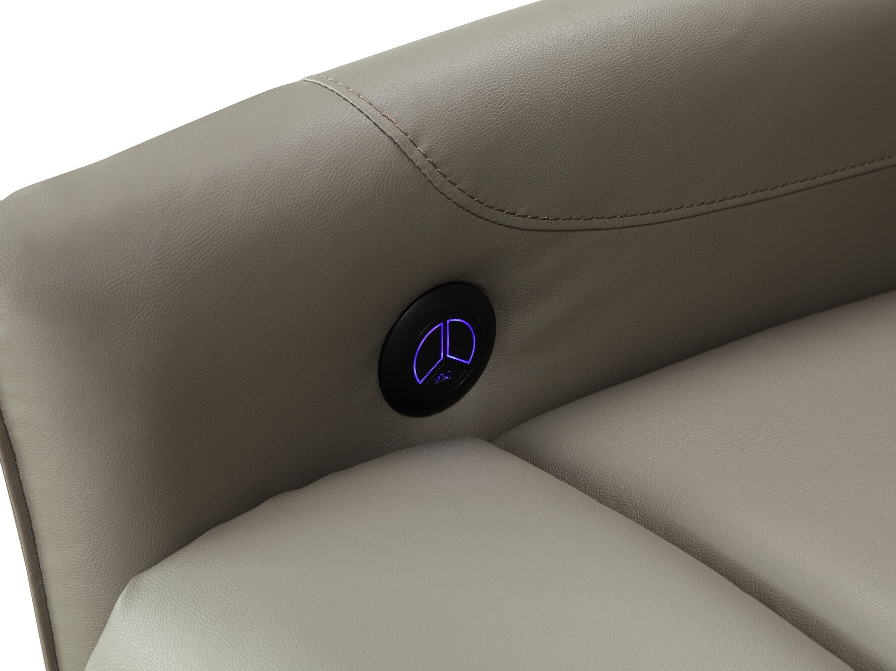 Fotelj s počivalnikom Denton 1338 (Siva)