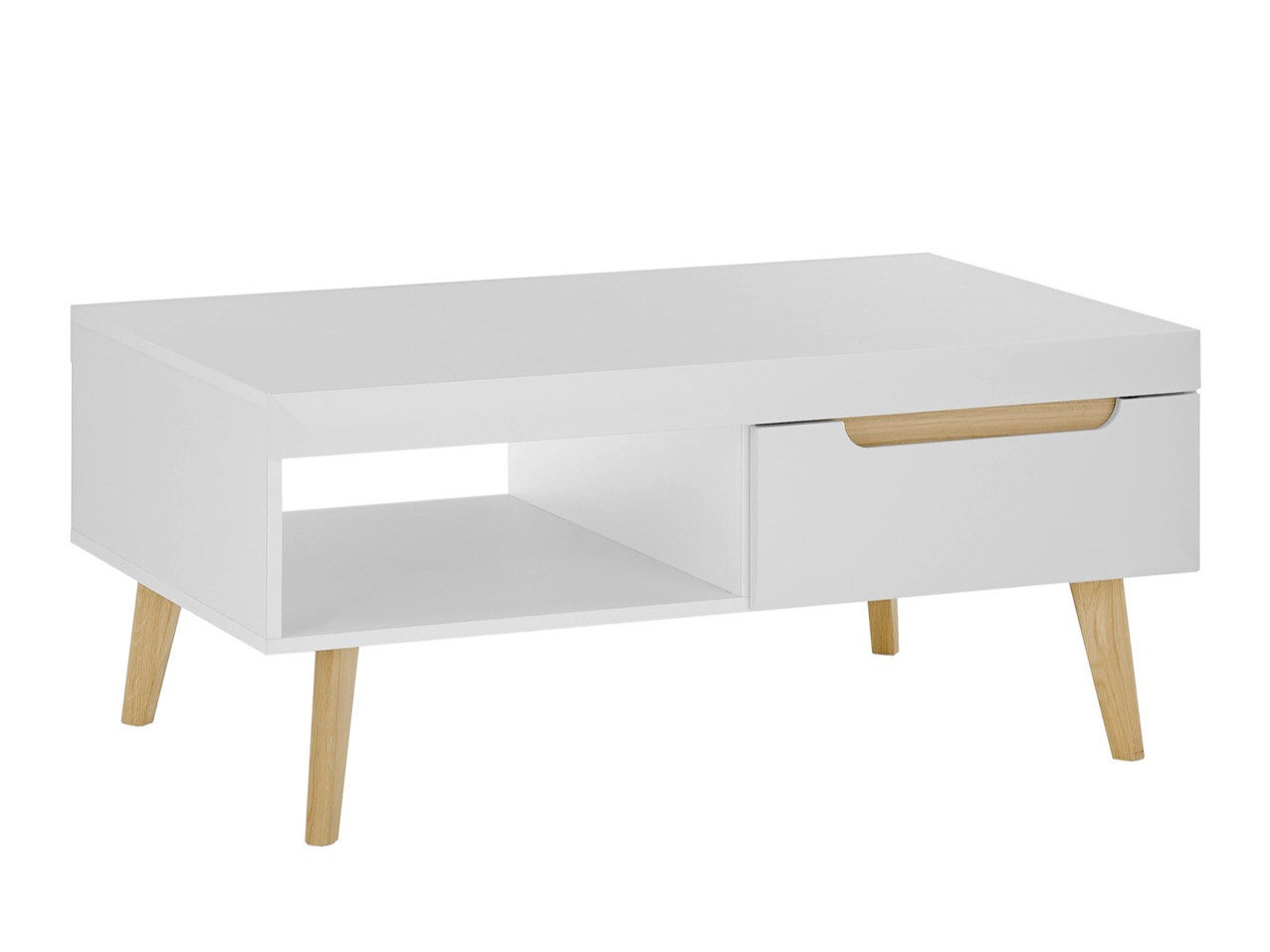 Klubska mizica Vircava 107 (Bela)