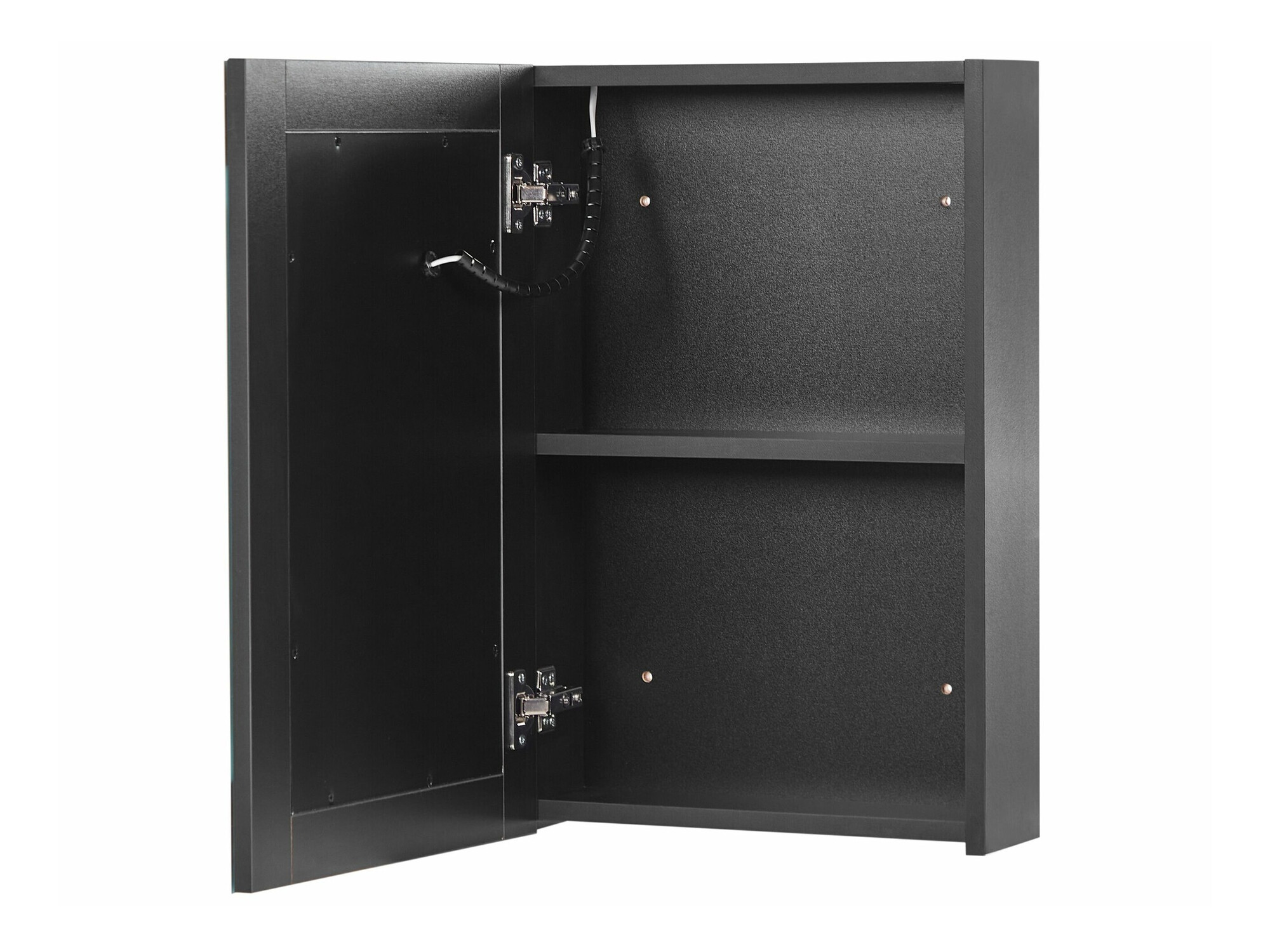 Kopalniška omarica z ogledalom Berwyn 2162 (Črna)