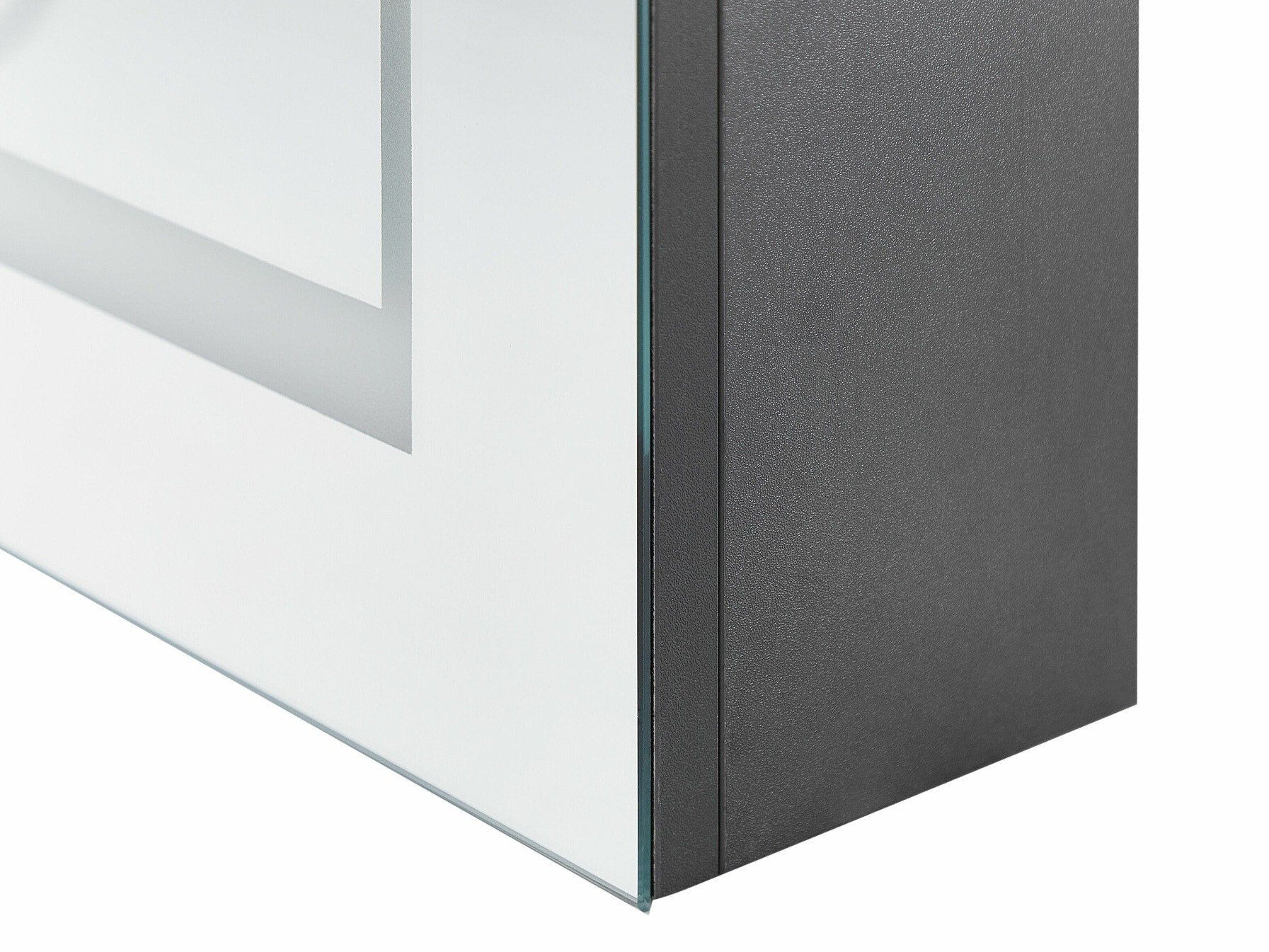 Kopalniška omarica z ogledalom Berwyn 2162 (Črna)