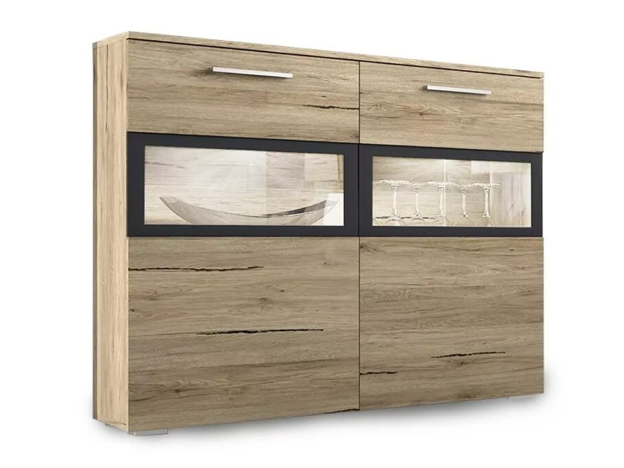 Omarica Austin 106 (Hrast San Remo+ Antracit)