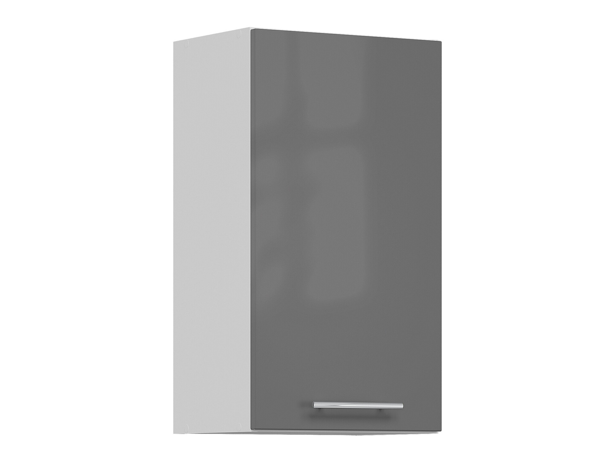 Modularna stenska omarica Glossy Grey 101