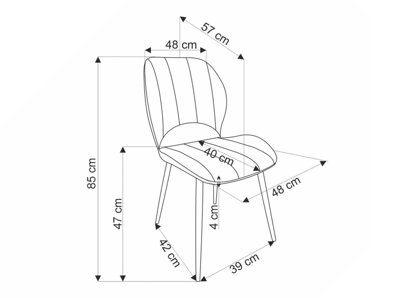 Stol Houston 1738 (Zelena)