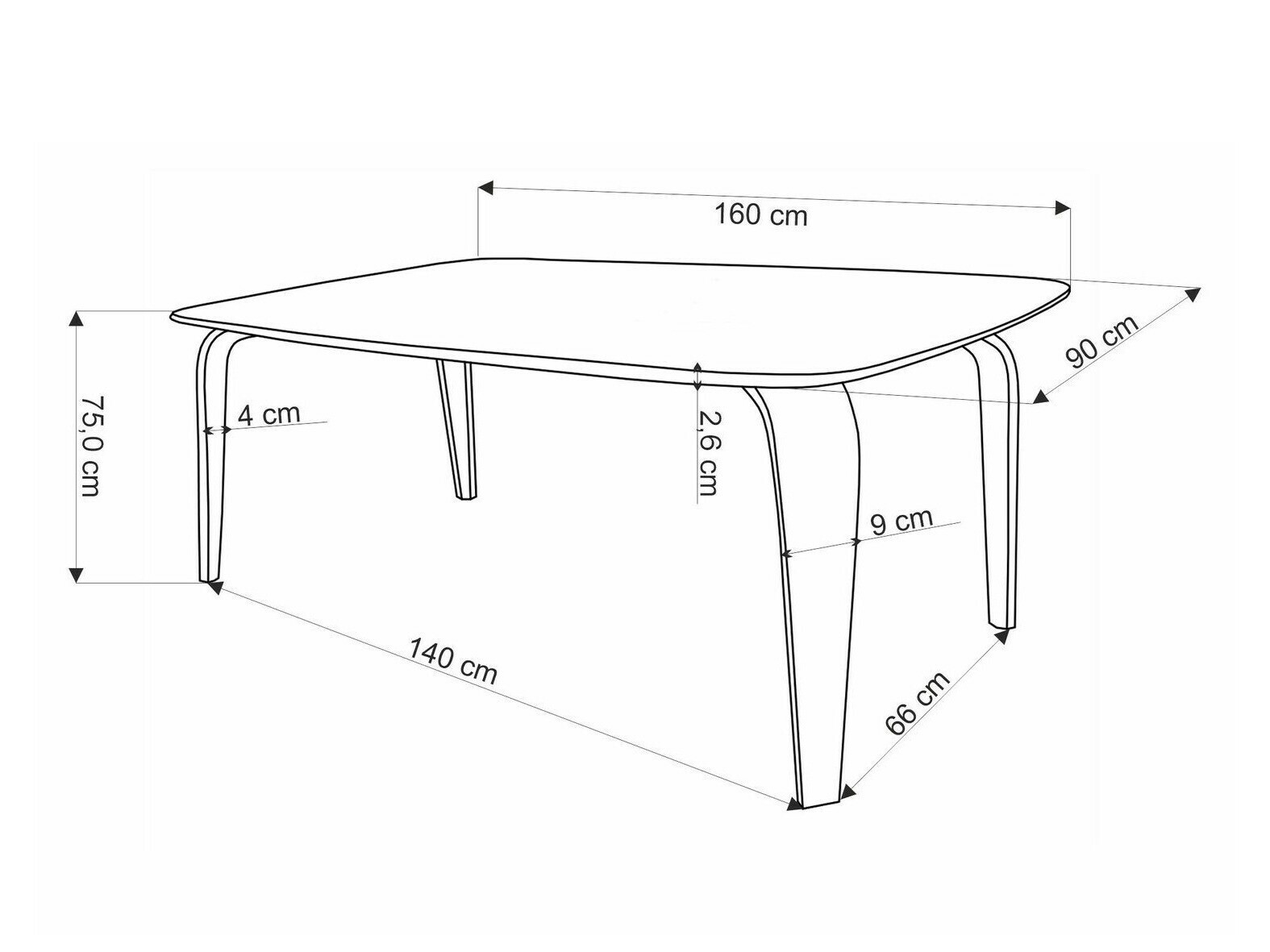 Jedilniški komplet Houston 1750