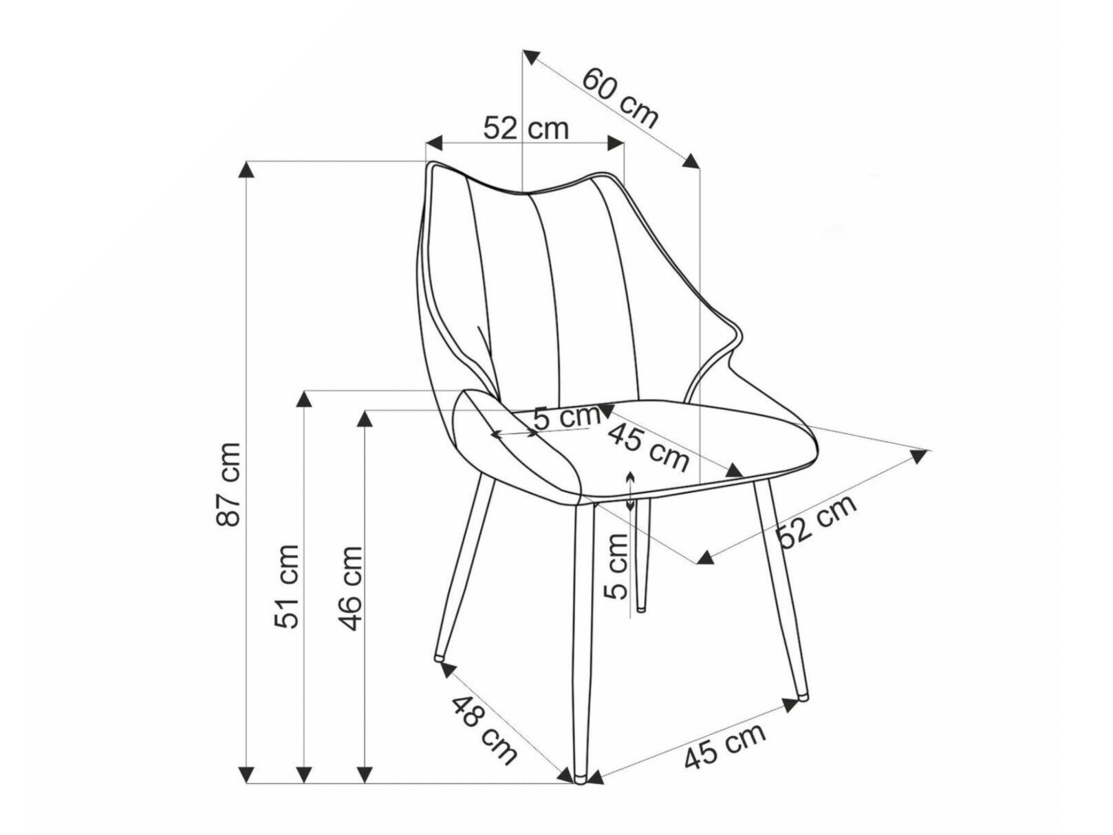 Jedilniški komplet Houston 1753