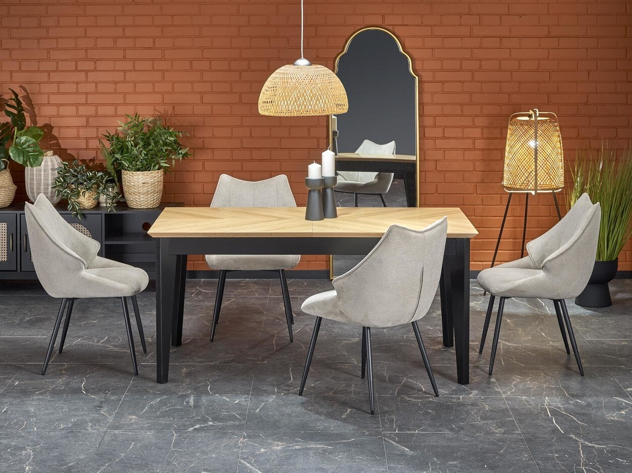 Miza Houston 1751 (Črna + Hrast)