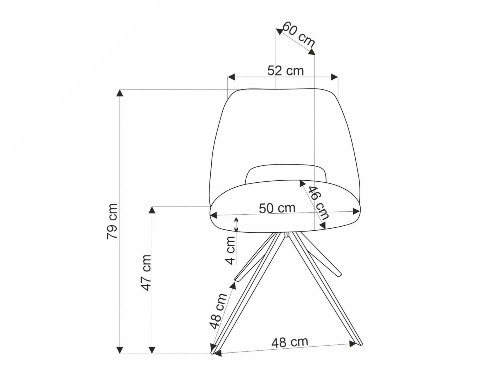 Stol Houston 1754 (Bež)