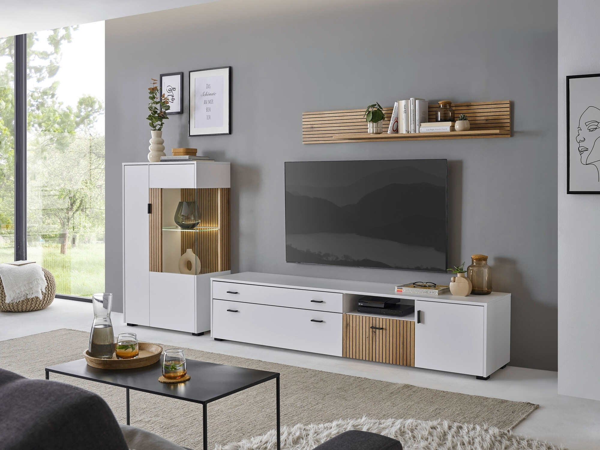 Omarica Belmelu 102 (Bela + Hrast)