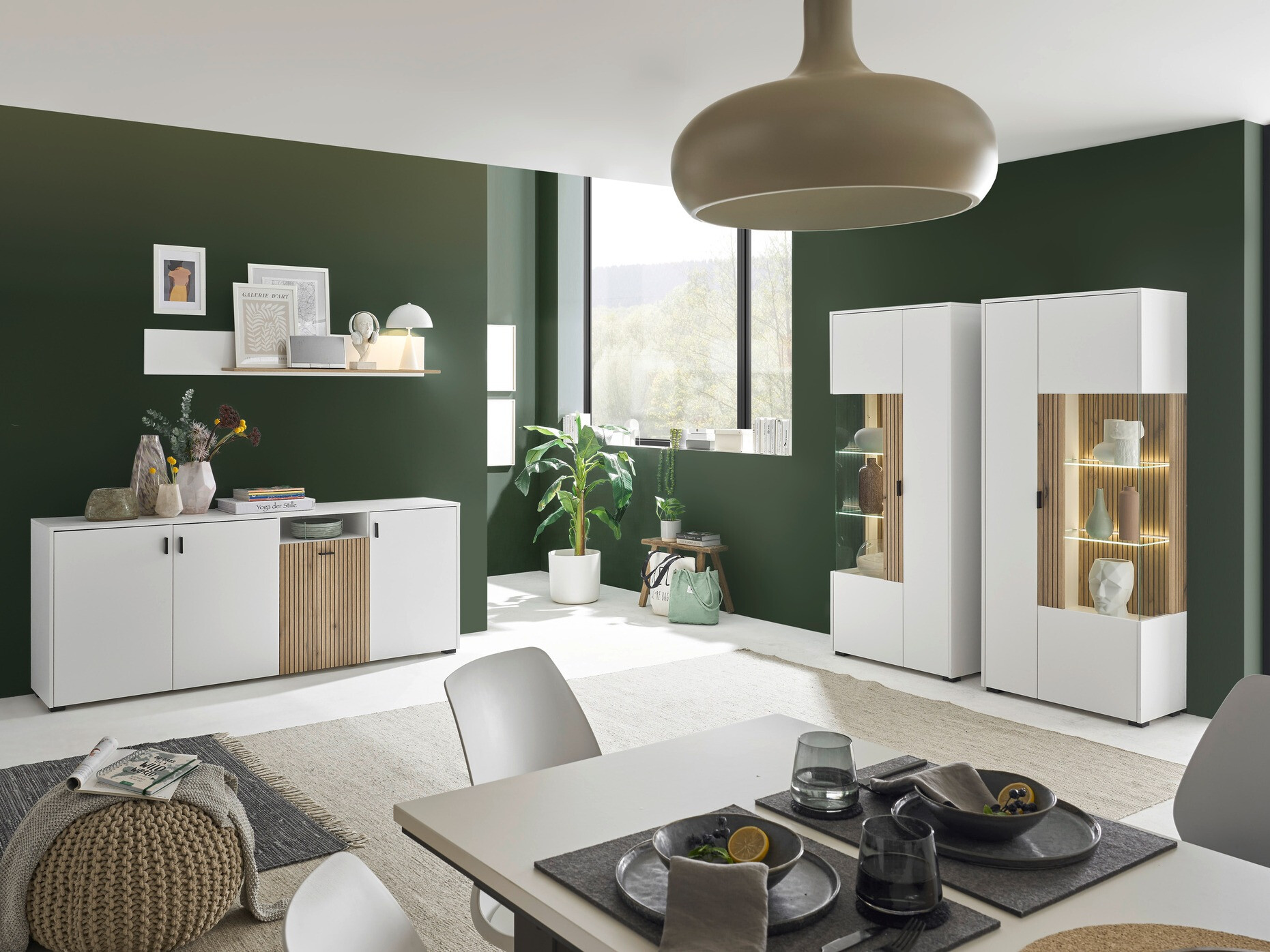 Regal Belmelu 103 (Bela + Hrast)