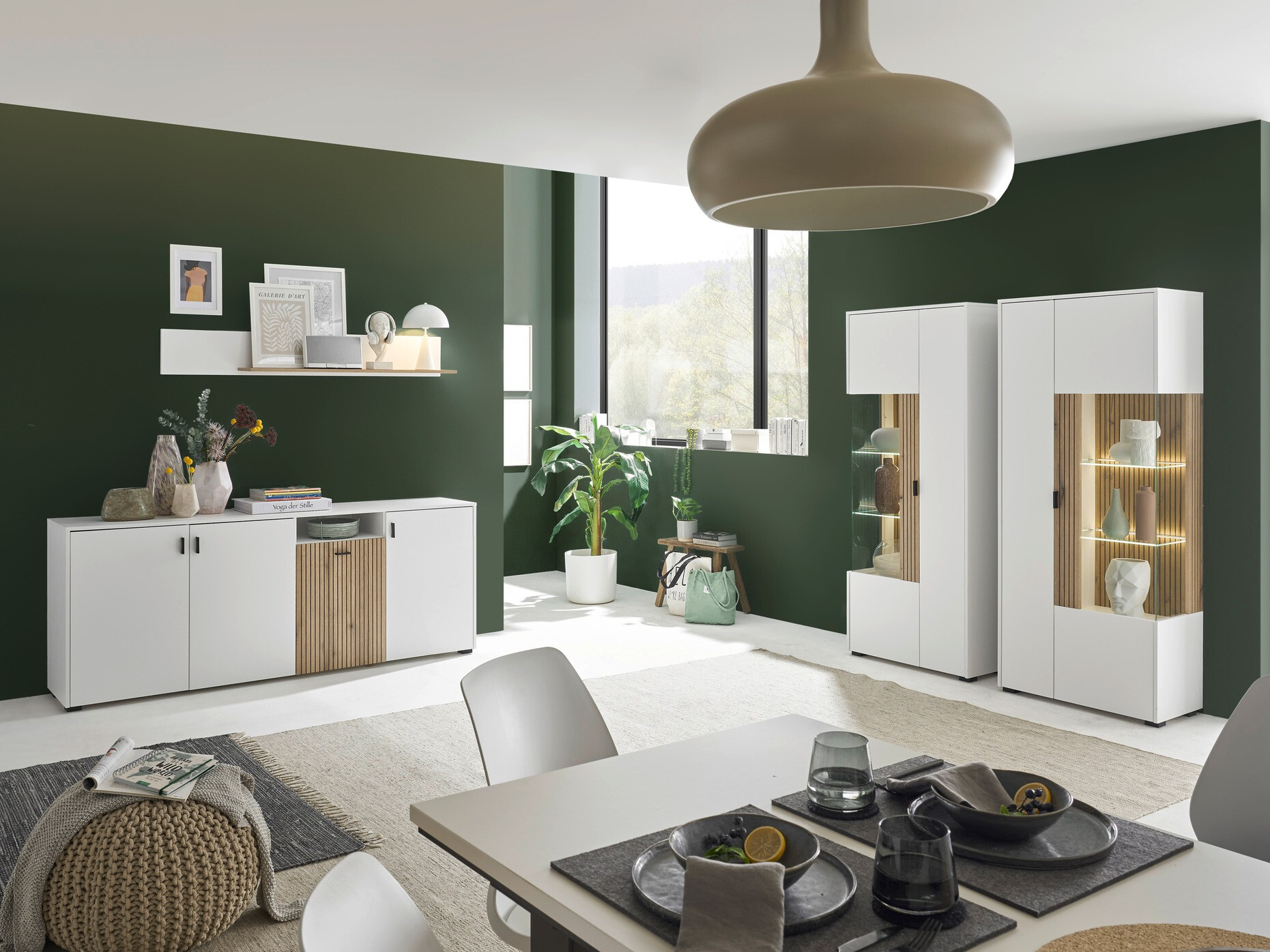 Regal Belmelu 103 (Bela + Hrast)