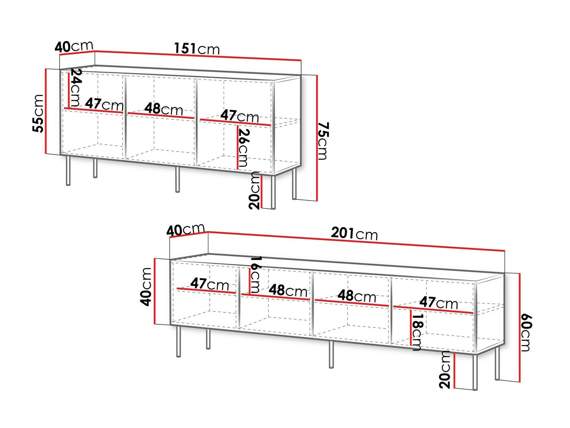 Dnevni prostor Monciru 107 (Bela)