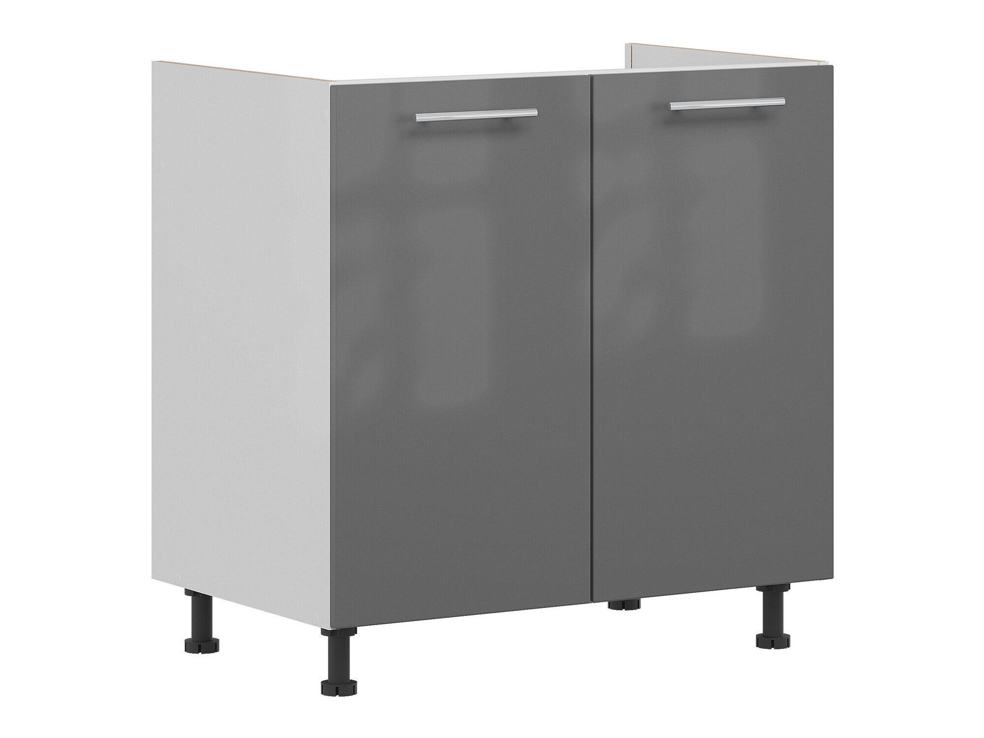 Modularna omarica za pomivalno korito z vrati Tiffa Grey 125