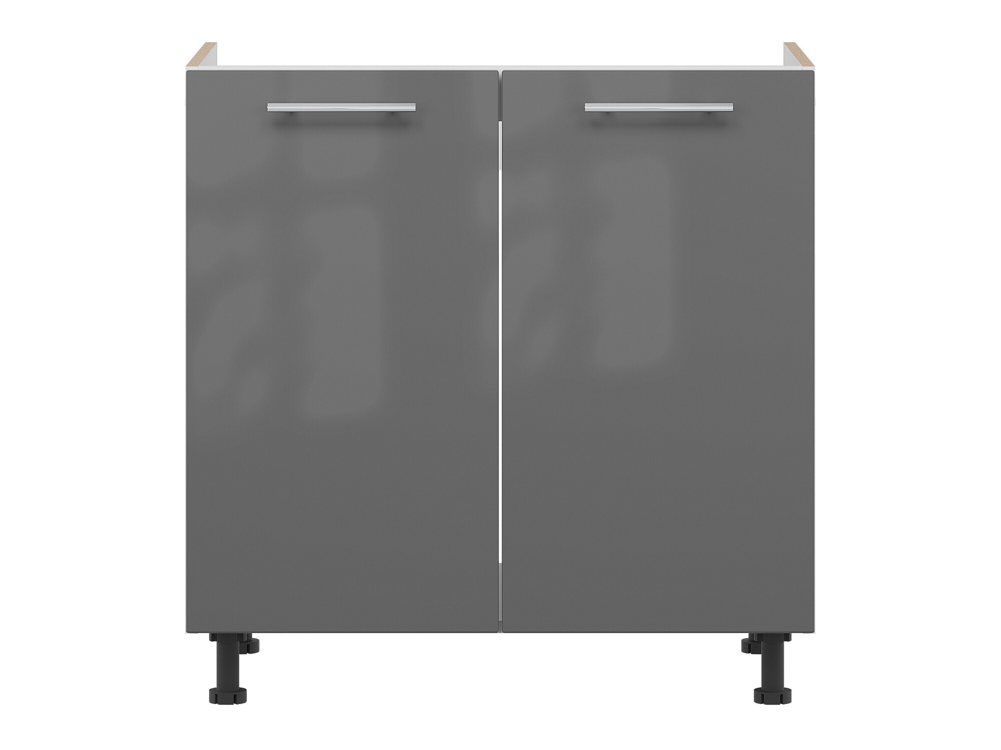 Modularna omarica za pomivalno korito z vrati Tiffa Grey 125