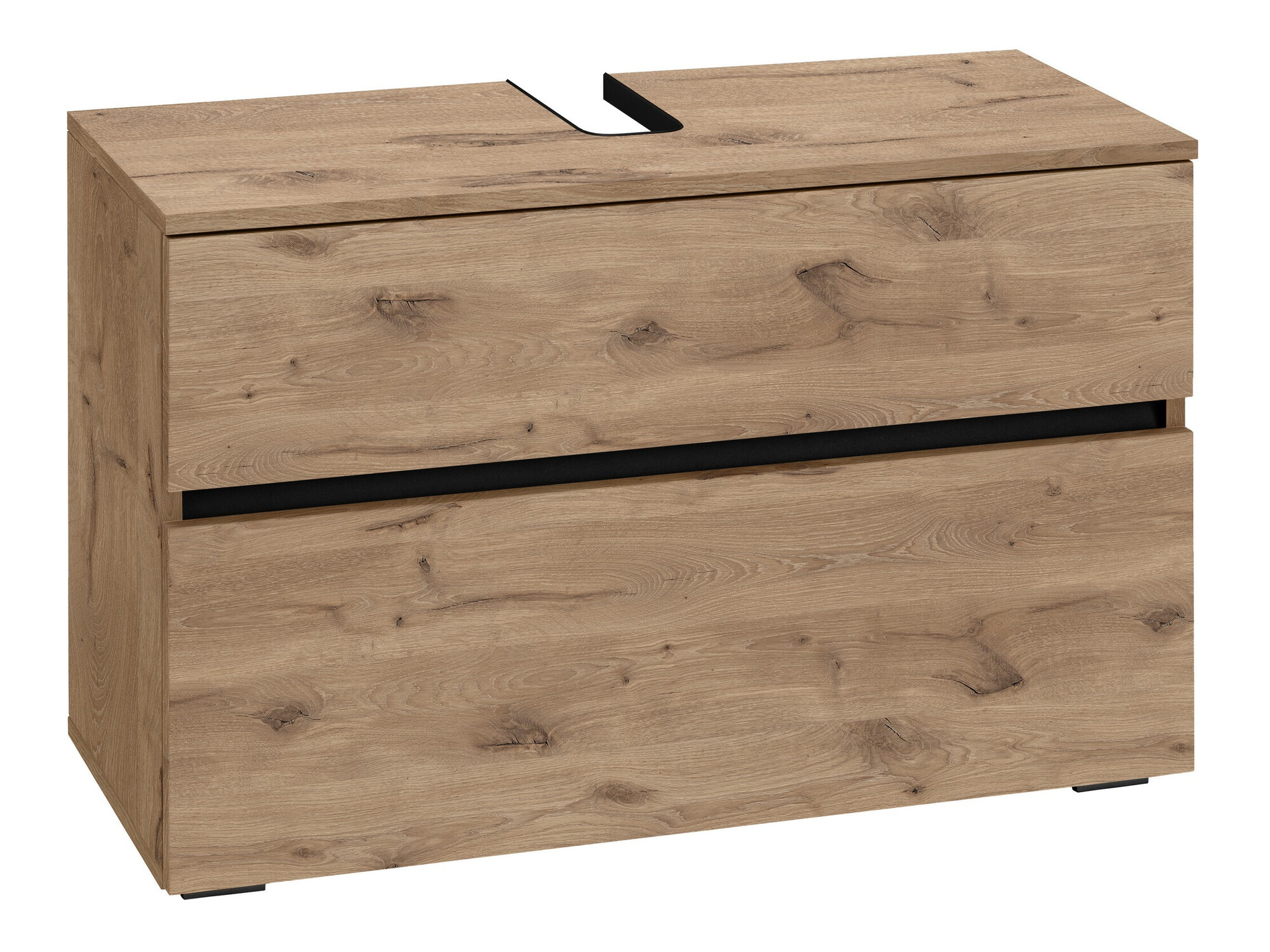 Prostostoječa kopalniška omarica za umivalnik Soncamu 109 (Hrast)