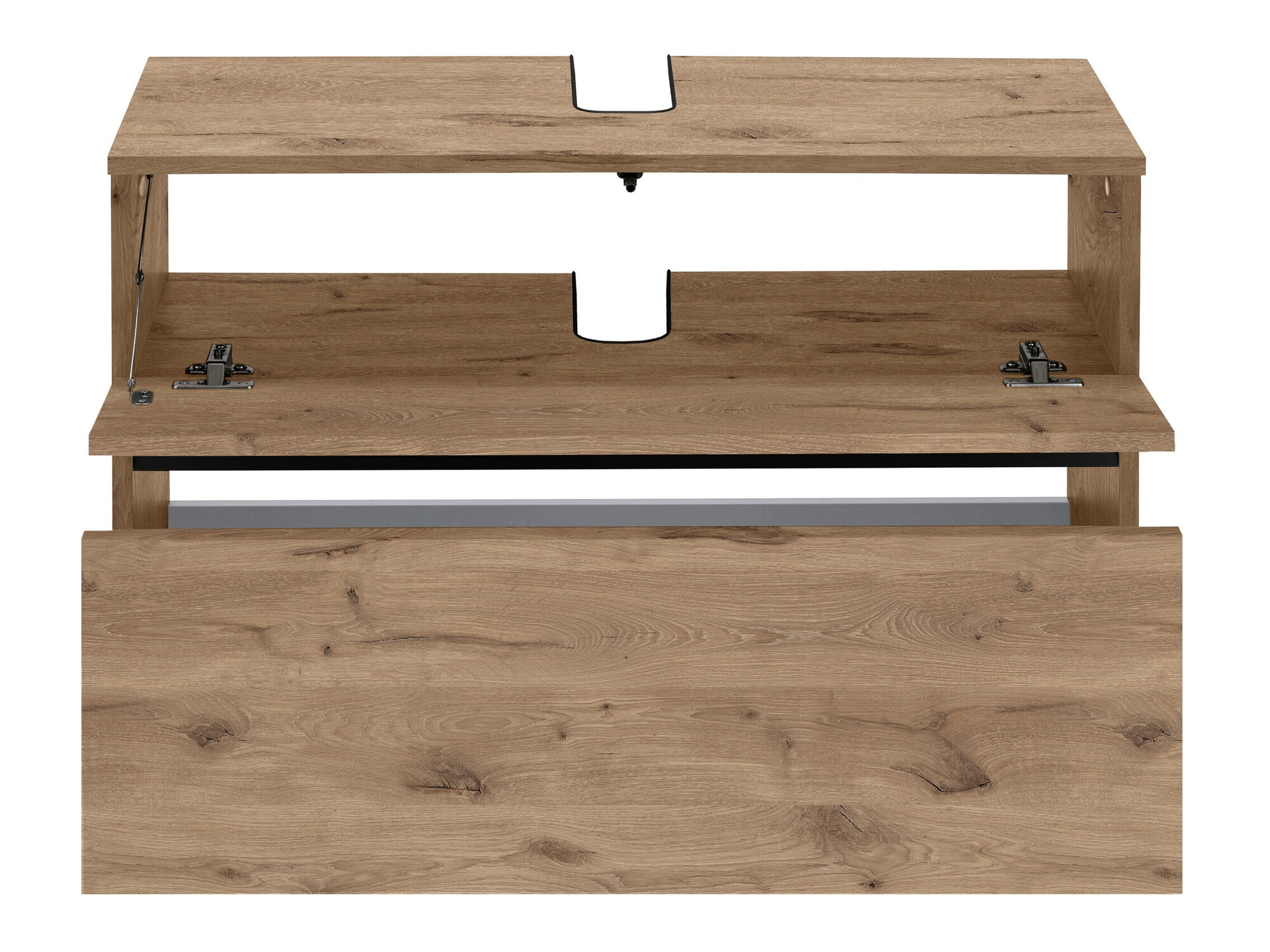 Prostostoječa kopalniška omarica za umivalnik Soncamu 109 (Hrast)