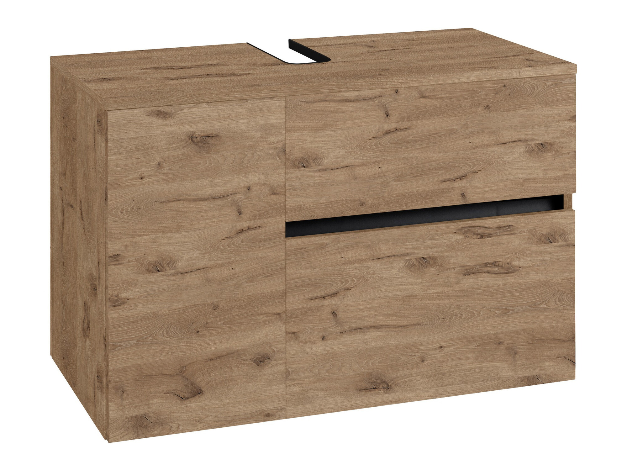 Viseča kopalniška omarica za umivalnik Soncamu 107 (Hrast)