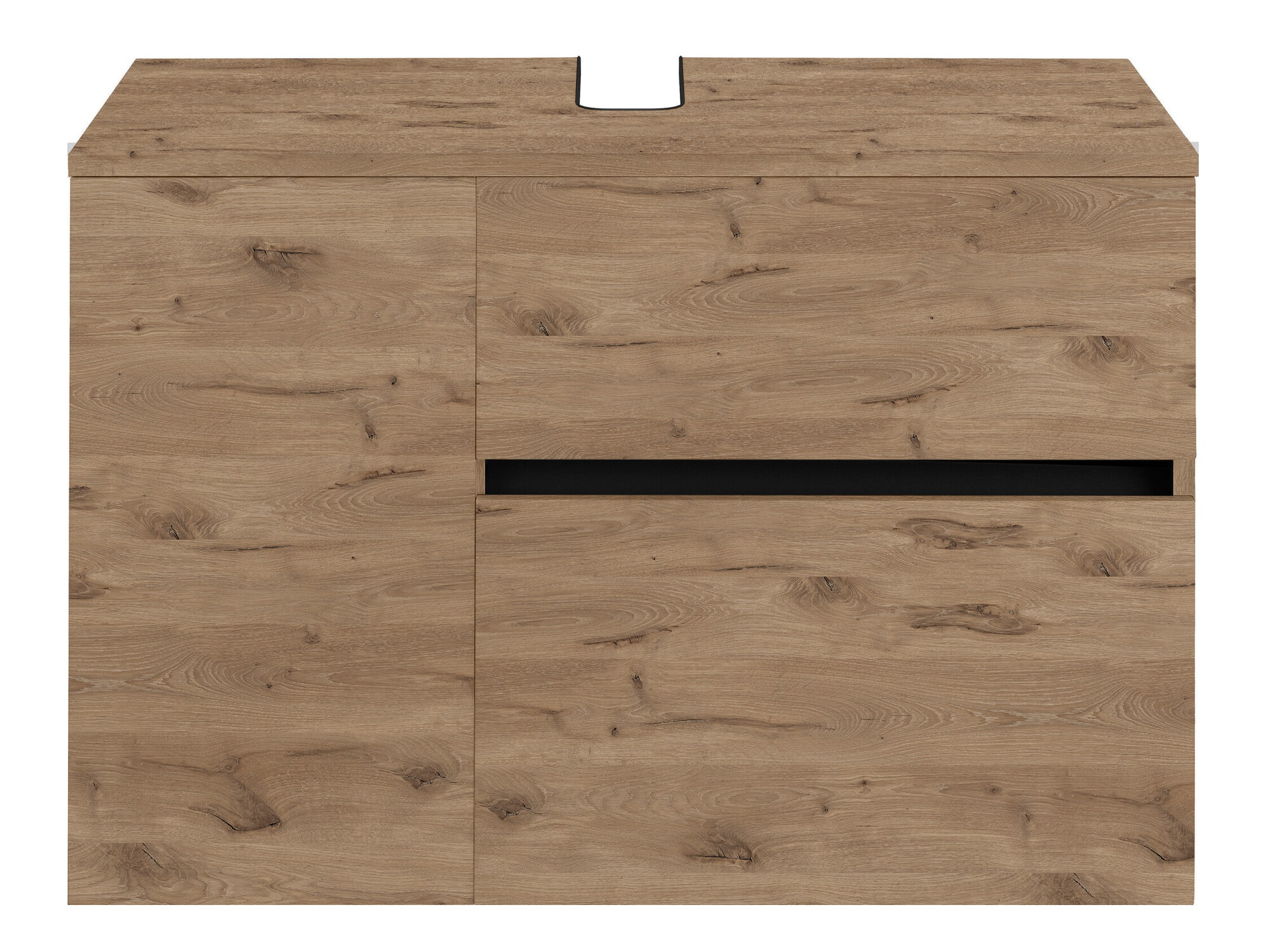 Viseča kopalniška omarica za umivalnik Soncamu 107 (Hrast)