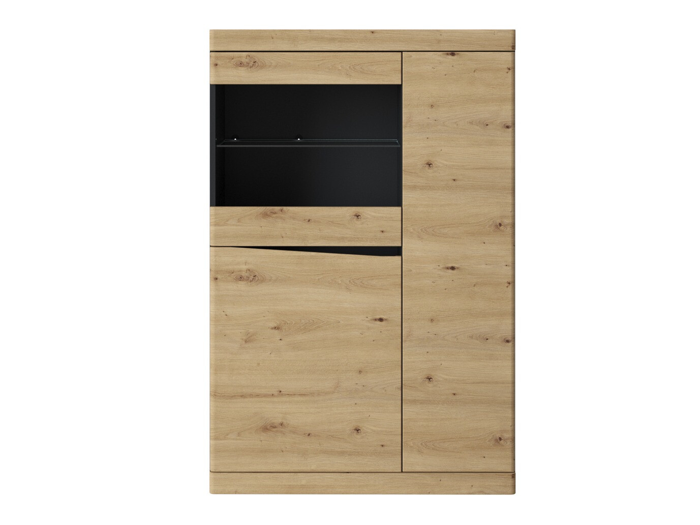 Regal Venlori 129 (Antracit + Artisan hrast)