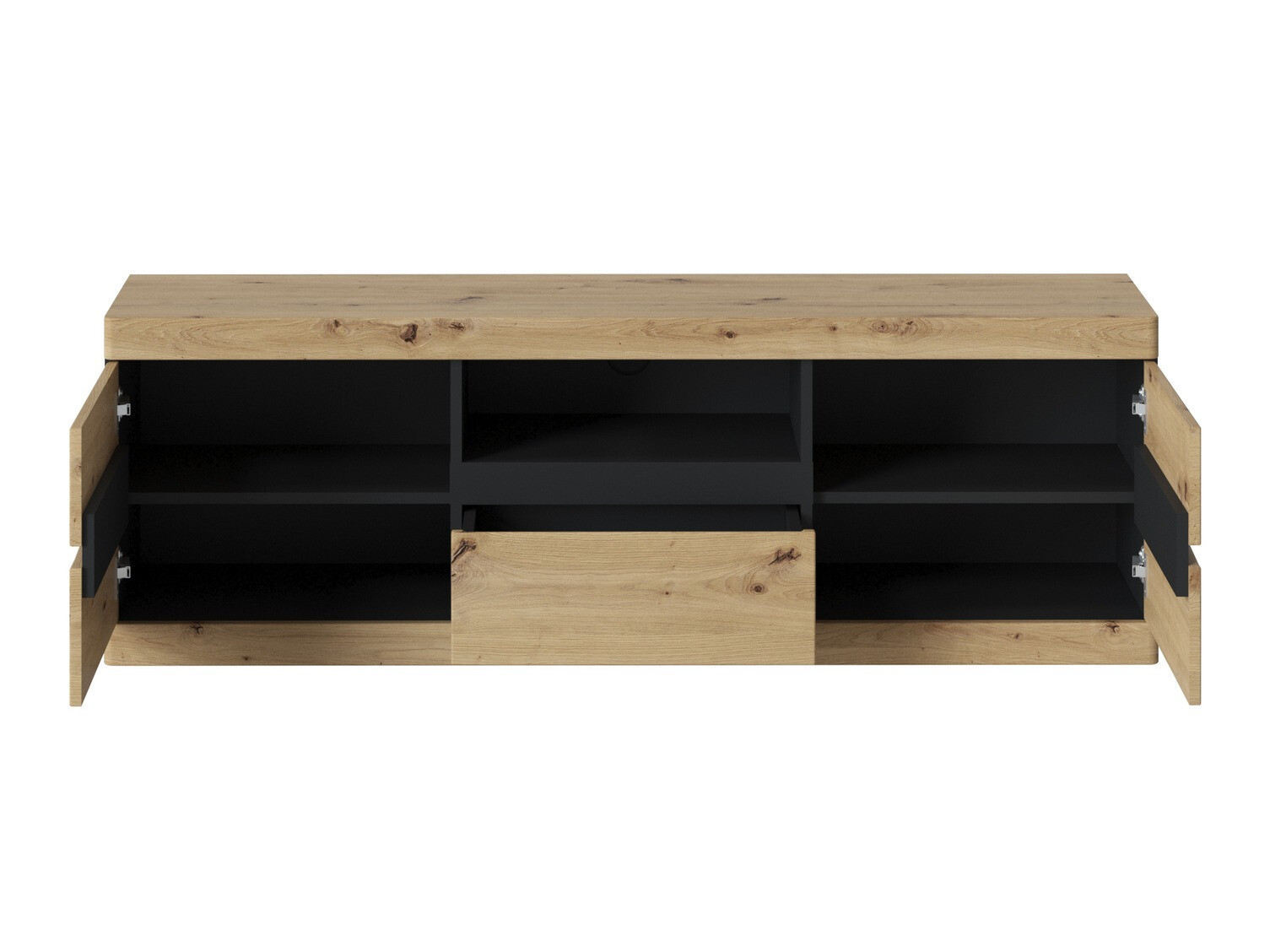 TV-omarica Venlori 121 (Antracit + Artisan hrast)