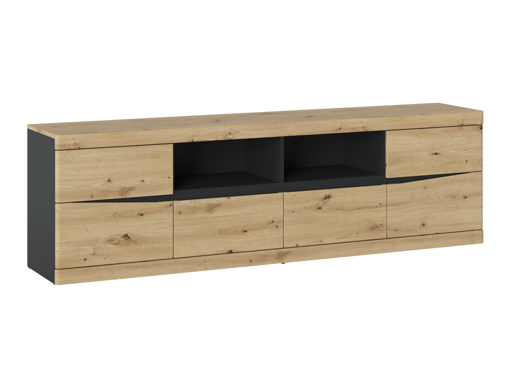 TV-omarica Venlori 122 (Antracit + Artisan hrast)