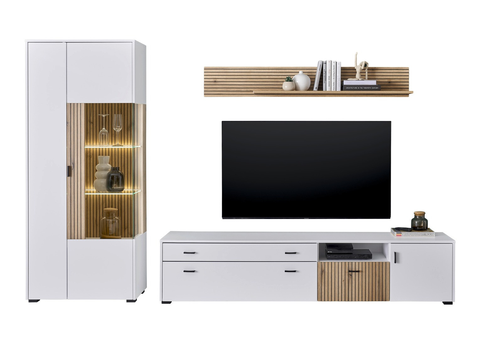 Dnevni prostor Belmelu 123 (Bela + Hrast)