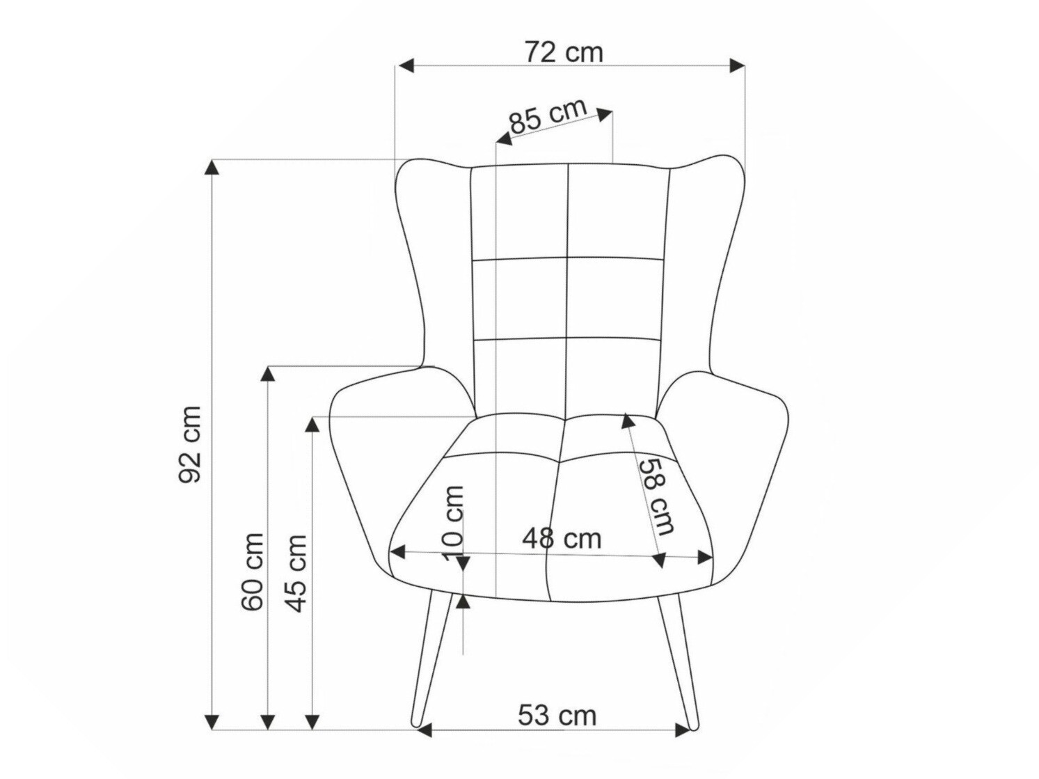 Fotelj Houston 1756 (Svetla oljka)