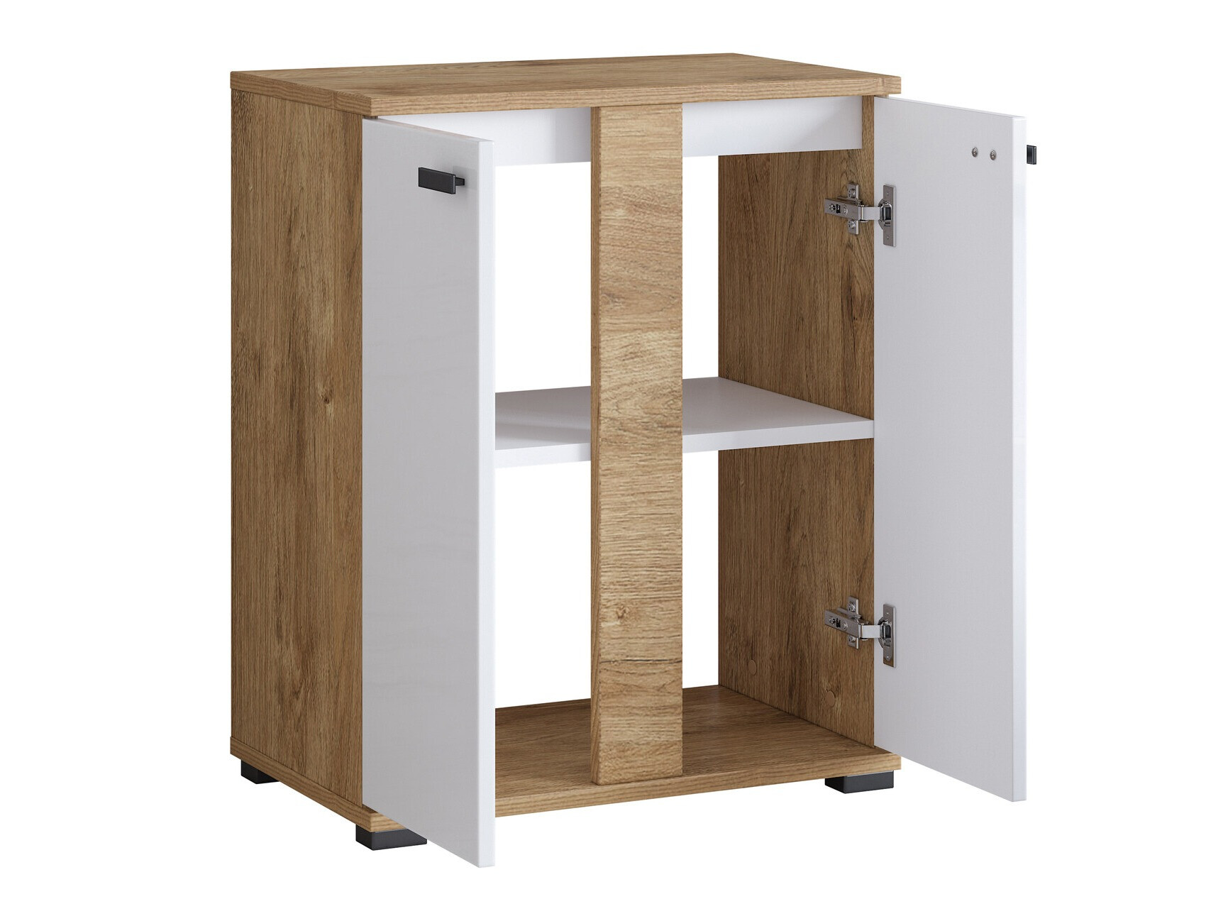 Prostostoječa kopalniška omarica za umivalnik Cavmelo 104